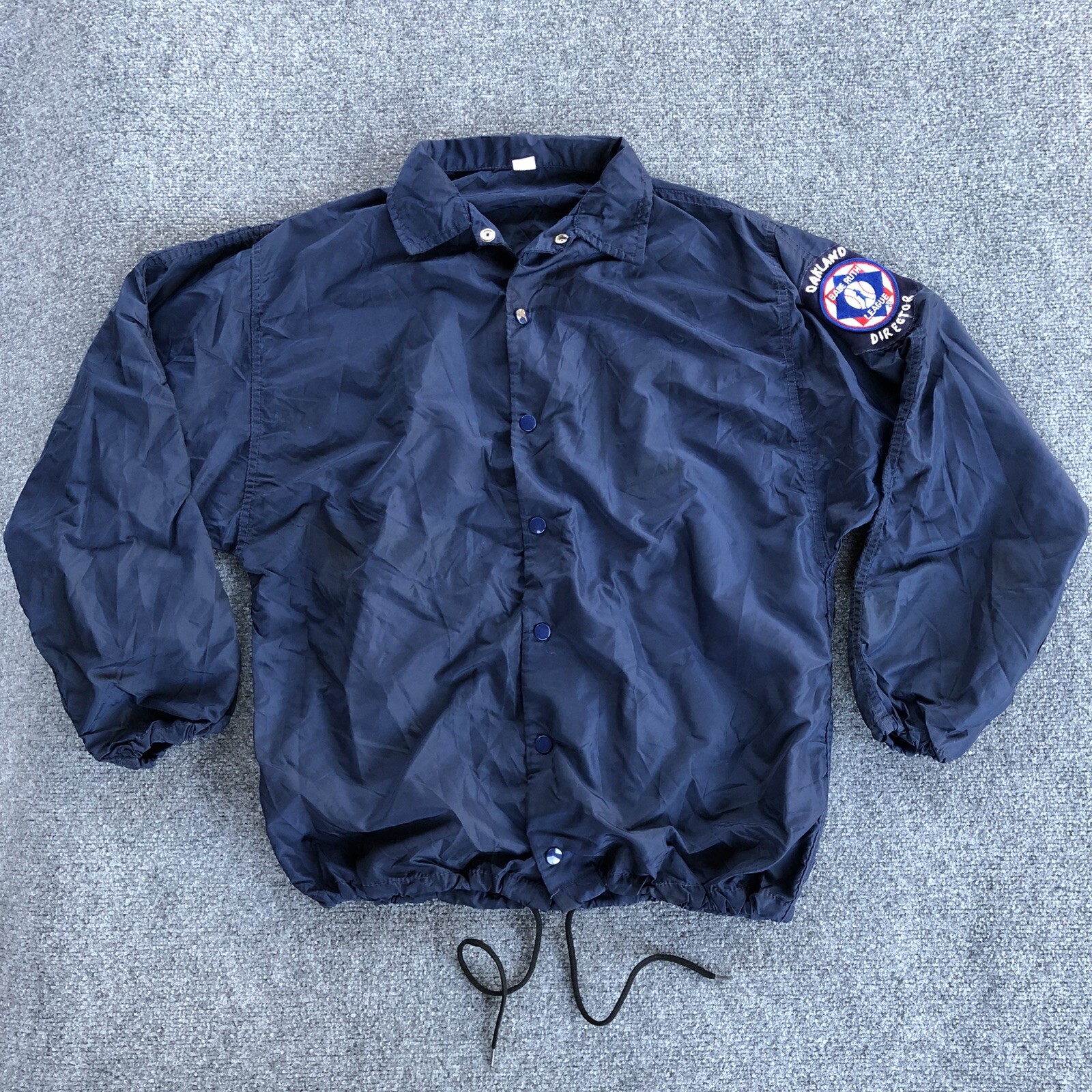 Vintage Rare Oakland Babe Ruth League Director Mens Size S Windbreaker Jacket Vintage Rare Oakland Babe Ruth League Director Mens Size S Windbreaker Jacket