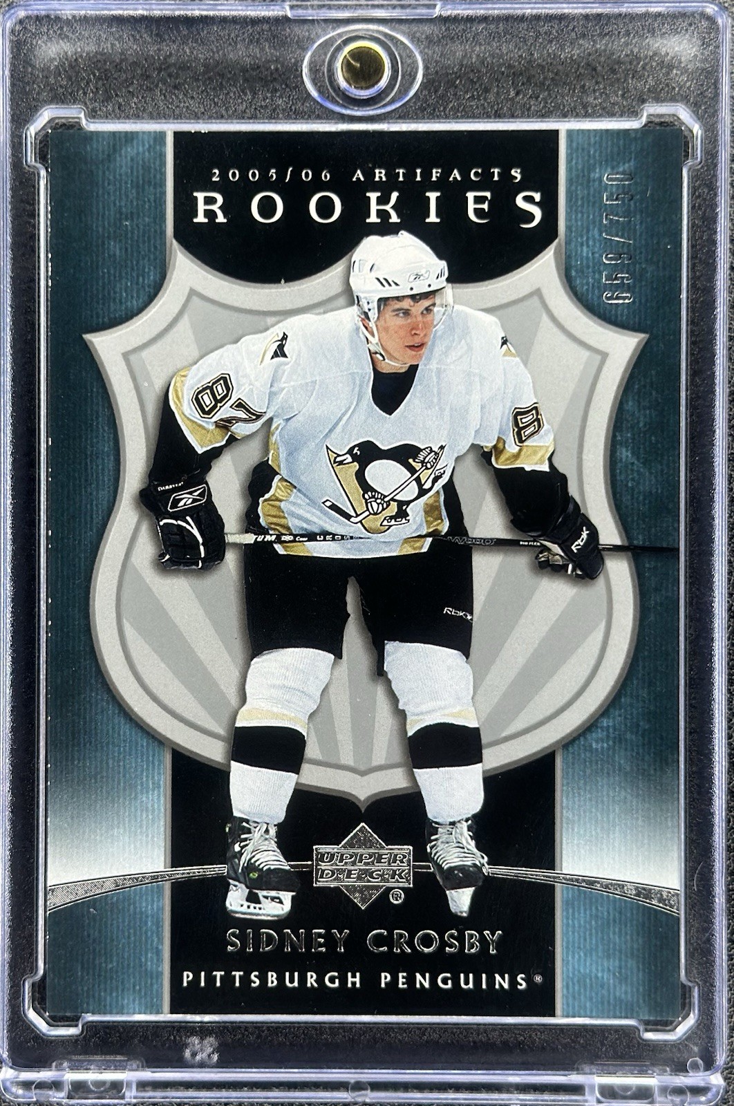 2005-06 Upper Deck Artifacts Sidney Crosby Rookie Card /750 RC #224 2005-06 Upper Deck Artifacts Sidney Crosby Rookie Card /750 RC #224