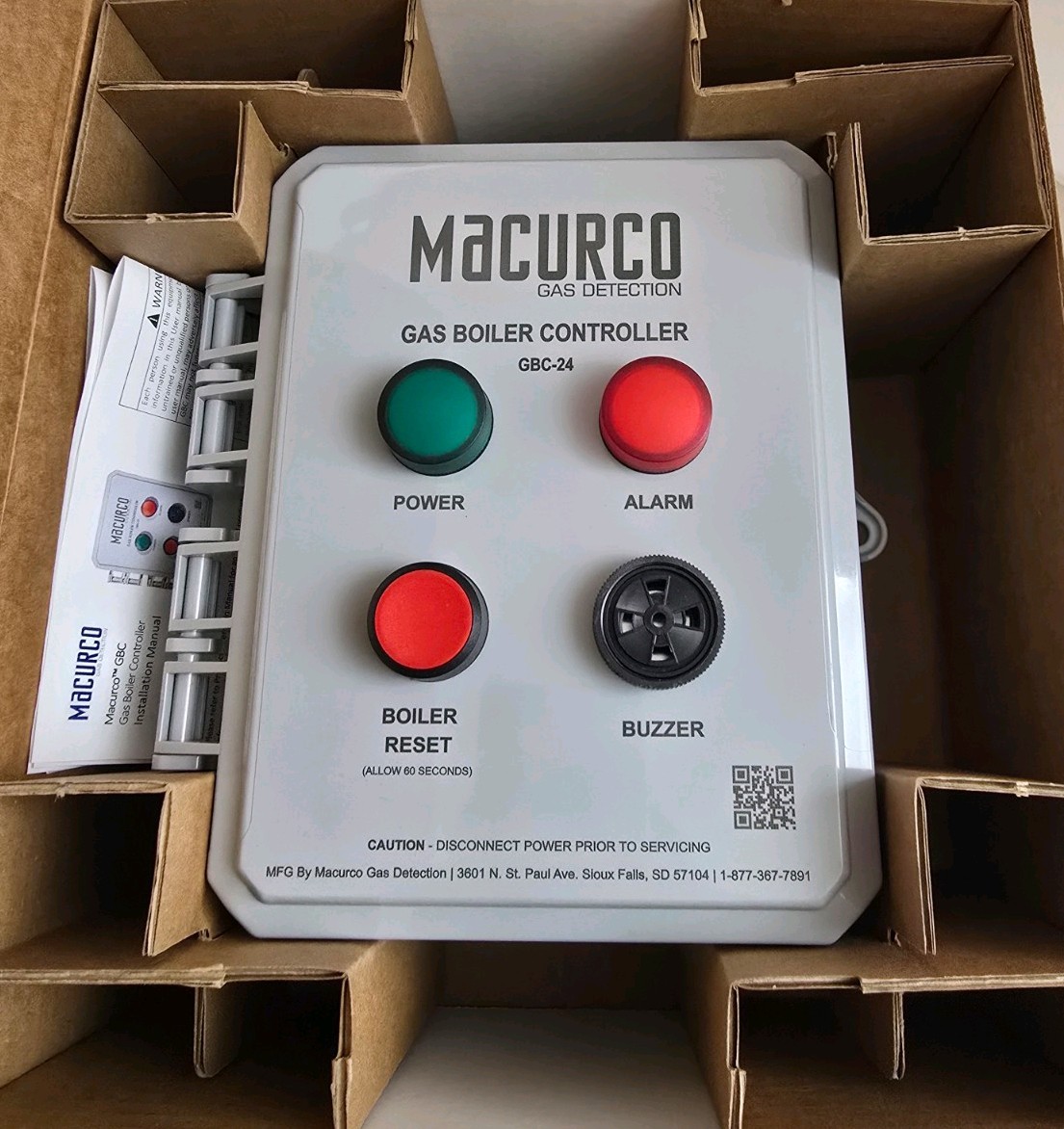 Macurco GBC-24-2 – Gas Boiler Controller Macurco GBC-24-2 – Gas Boiler Controller