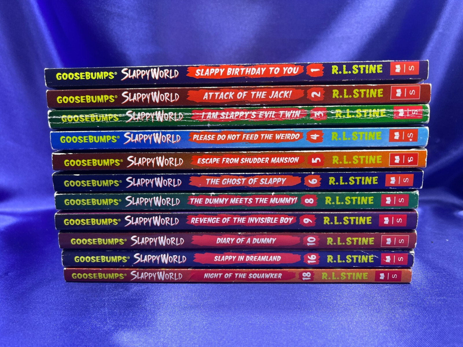11 Goosebumps Slappyworld Books R. L. Stine Birthday Squawker Dreamland PB 11 Goosebumps Slappyworld Books R. L. Stine Birthday Squawker Dreamland PB