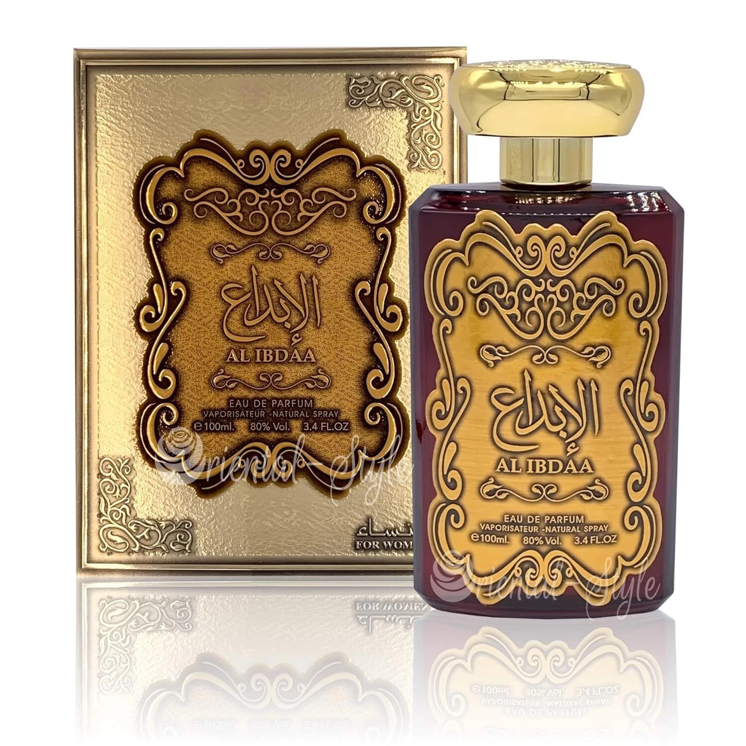Al Ibdaa Gold Eau De Parfum 100ml by Ard Al Zaafaran for Women – Luxury Long Las Al Ibdaa Gold Eau De Parfum 100ml by Ard Al Zaafaran for Women – Luxury Long Las