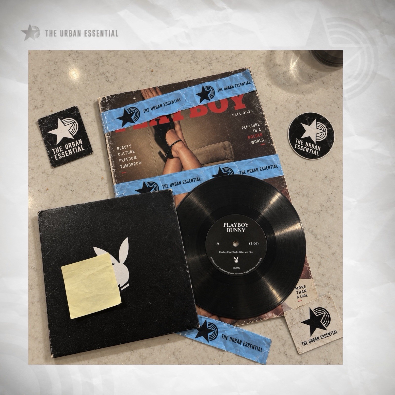 PRESALE Charli XCX Playboy Fall 2026 Magazine + Bunny Flexi Disc - New