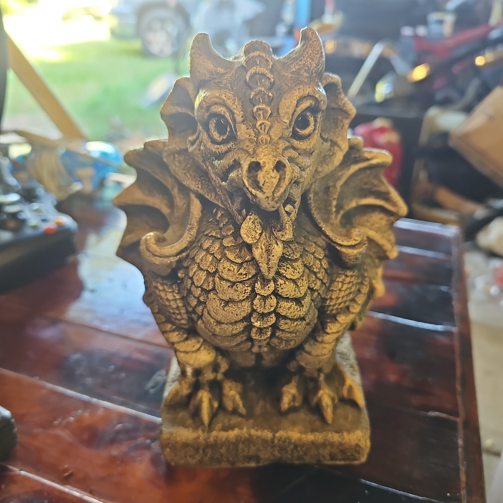 WINDSTONE EDITIONS NORTH HOLLYWOOD CALIFORNIA DRAGON GARGOYLE STATUE 9” HEAVY WINDSTONE EDITIONS NORTH HOLLYWOOD CALIFORNIA DRAGON GARGOYLE STATUE 9” HEAVY