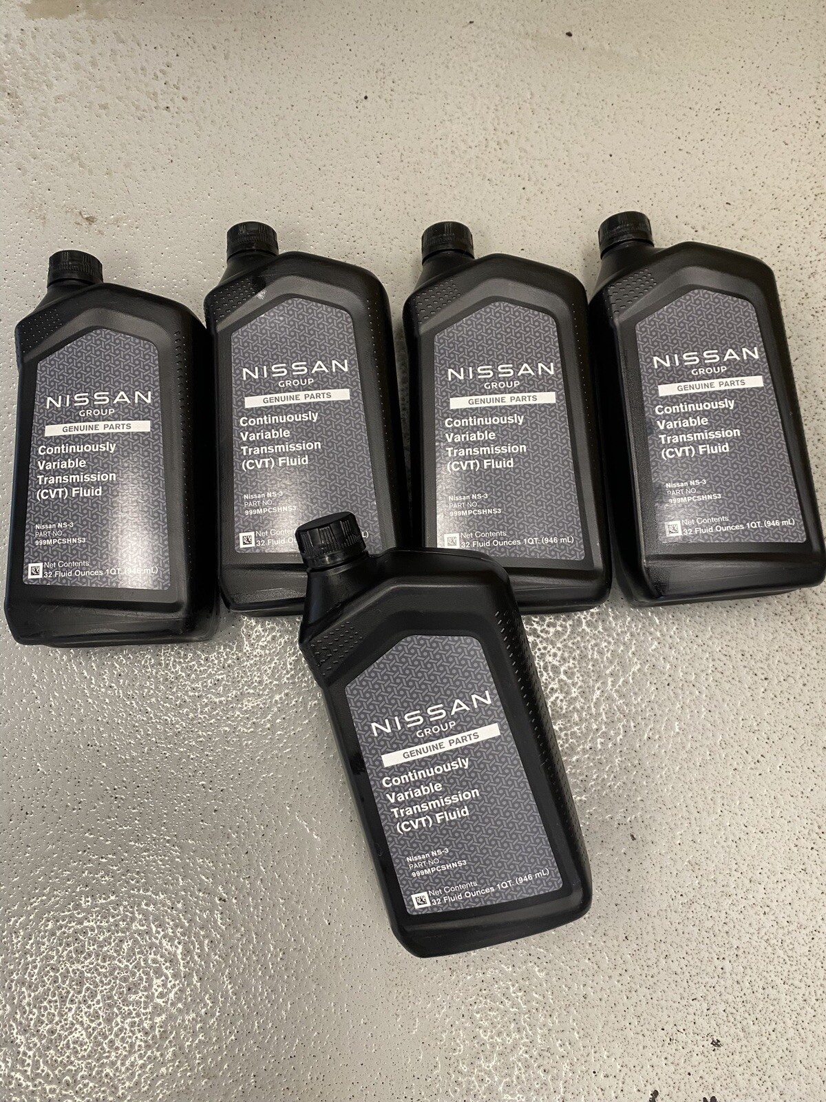 5 Quarts Genuine OEM Nissan CVT Transmission Fluid NS-3 999MP-CV0NS3 NEW 5 Quarts Genuine OEM Nissan CVT Transmission Fluid NS-3 999MP-CV0NS3 NEW