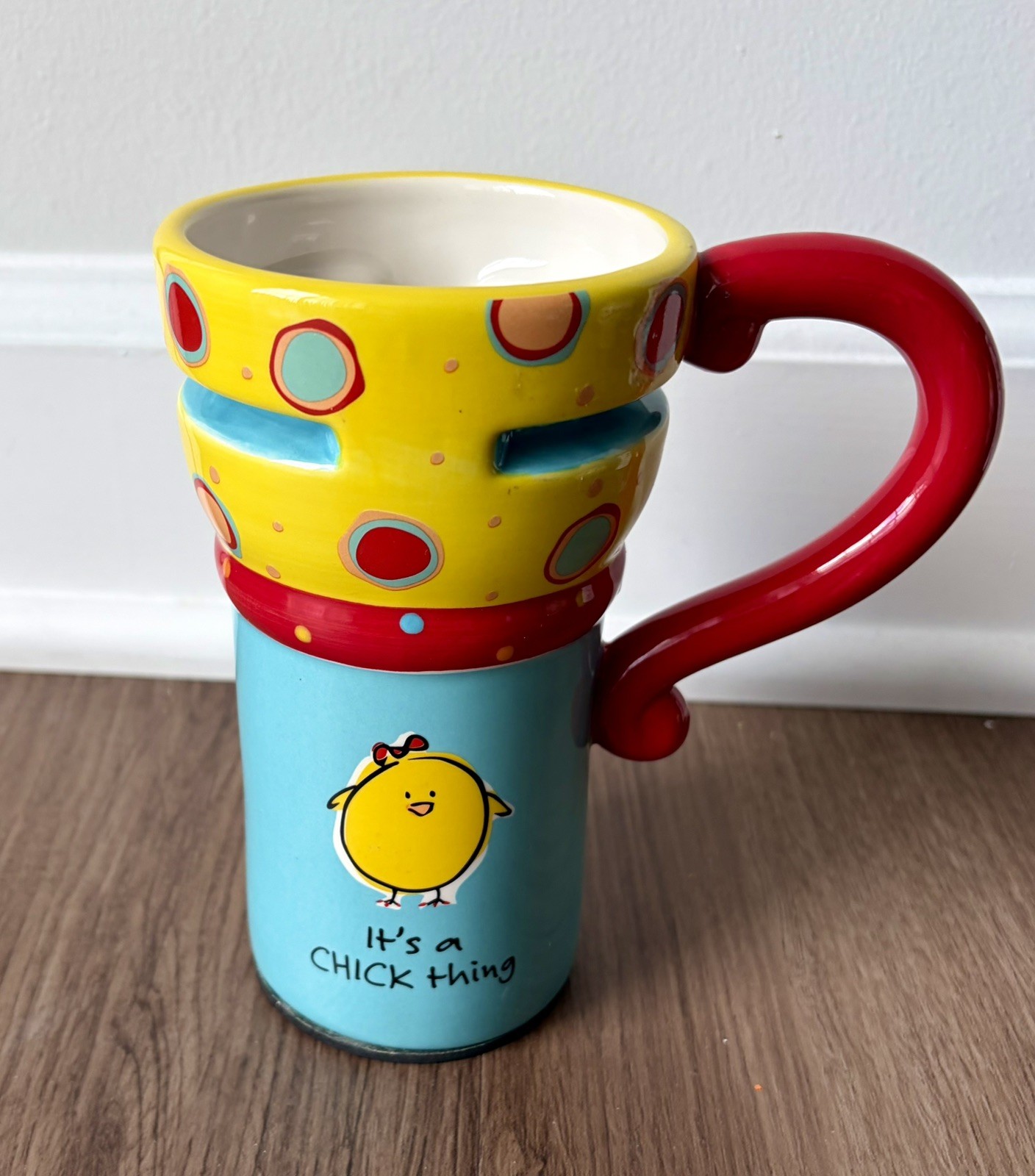 Unique Colorful Novelty Mug, “It’s a Chick Thing” 12 Oz. , 6.5” Tall Unique Colorful Novelty Mug, “It’s a Chick Thing” 12 Oz. , 6.5” Tall