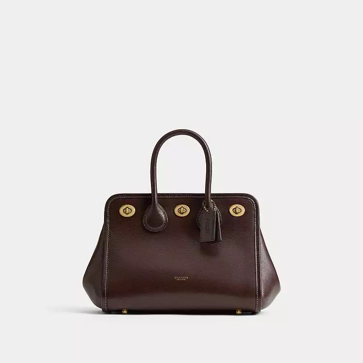 Coach Turnlock Tote Bag 22 Maple NWT AUTHENTIC Spring 2027 Runway Coach Turnlock Tote Bag 22 Maple NWT AUTHENTIC Spring 2027 Runway