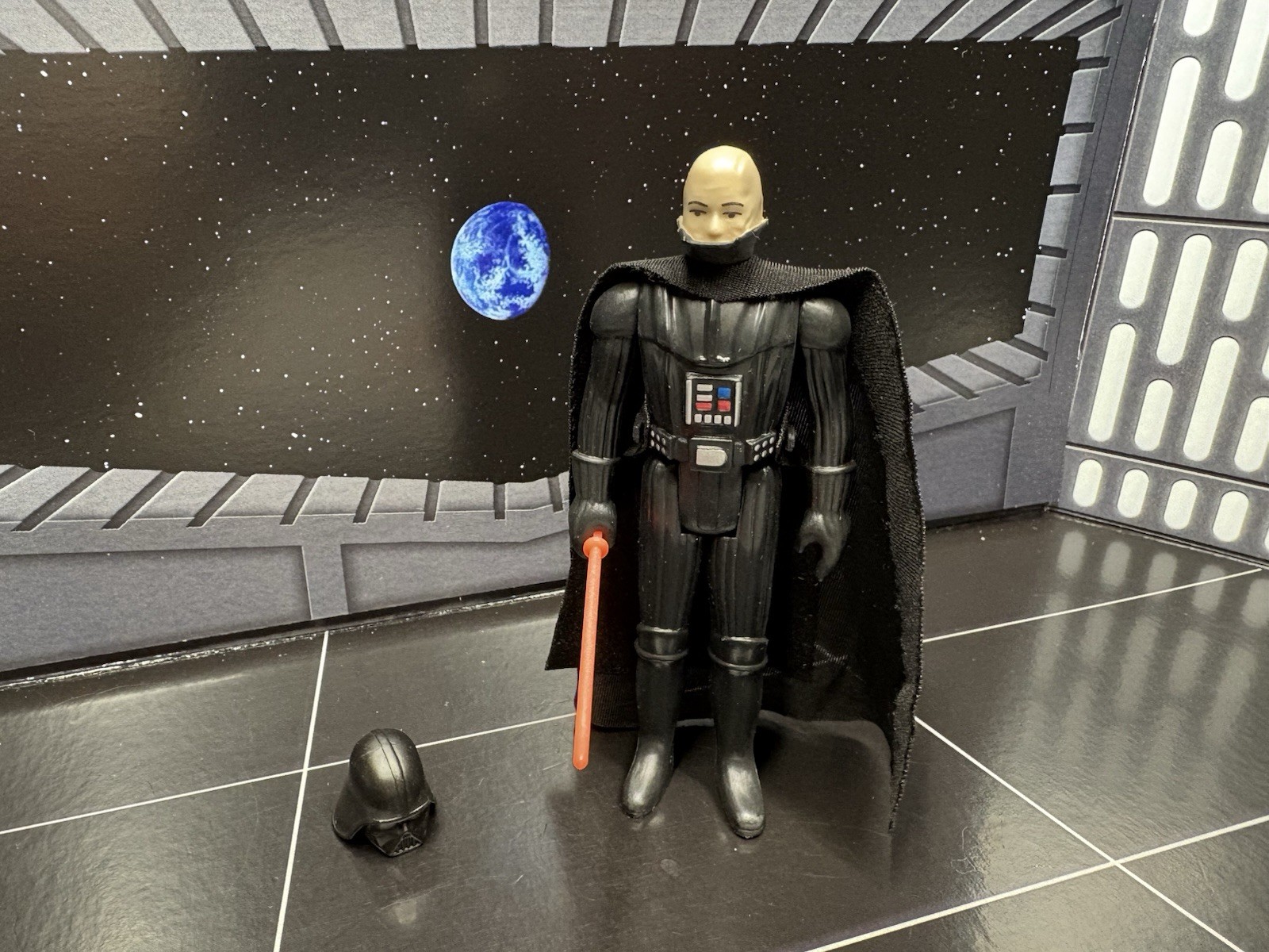 Stan Solo Darth Vader Removable Helmet Custom Figure Complete Mint Kenner Style