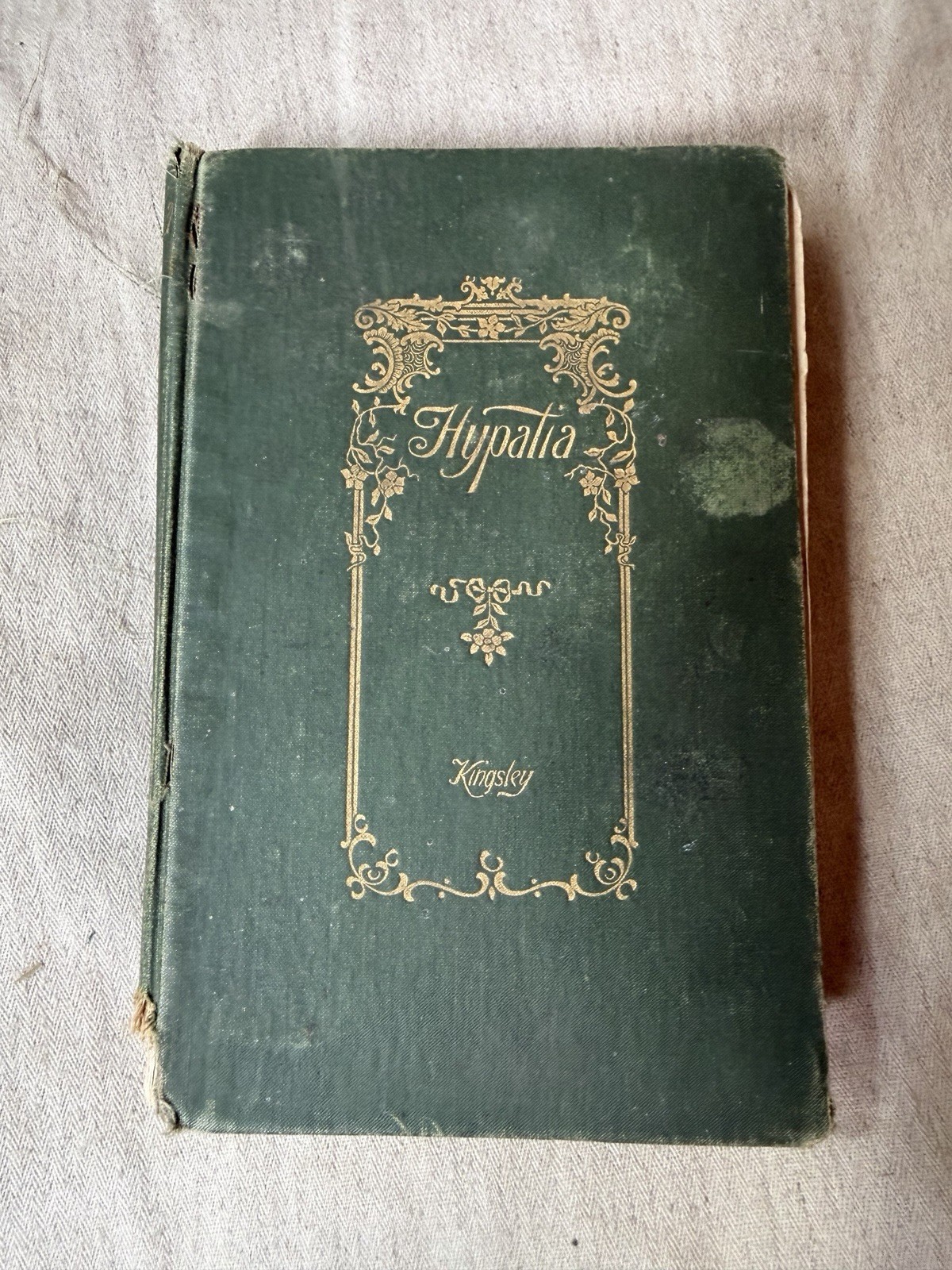 Late 1800s Hypatia by Kingsley Hardcover Illustrated Novel T. Y. Crowell English Late 1800s Hypatia by Kingsley Hardcover Illustrated Novel T. Y. Crowell English