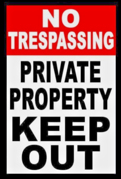 NO TRESPASSING PRIVATE PROPERTY KEEP OUT Laminated sign 2 Free Gifts MADE IN USA