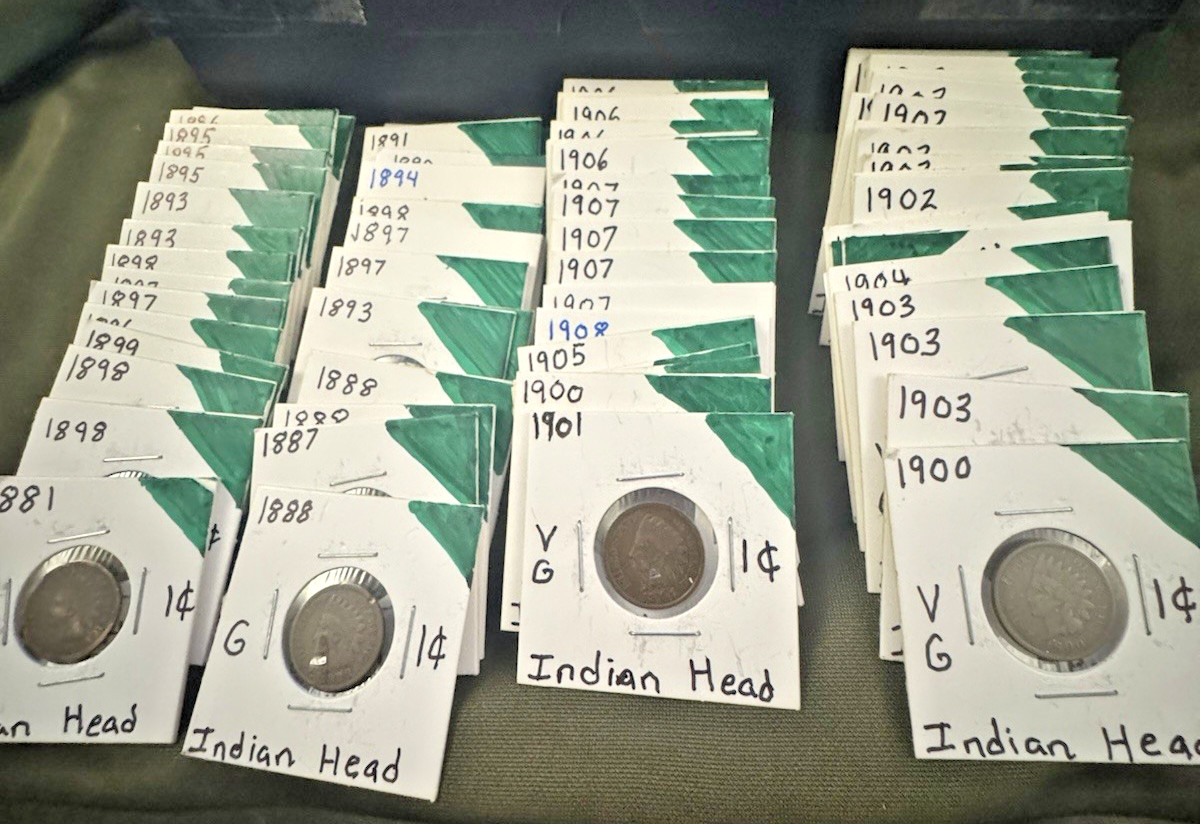 Lot of (66) 1881-1908 Indian Head Small Cents--Fine to Very Fine Lot of (66) 1881-1908 Indian Head Small Cents--Fine to Very Fine