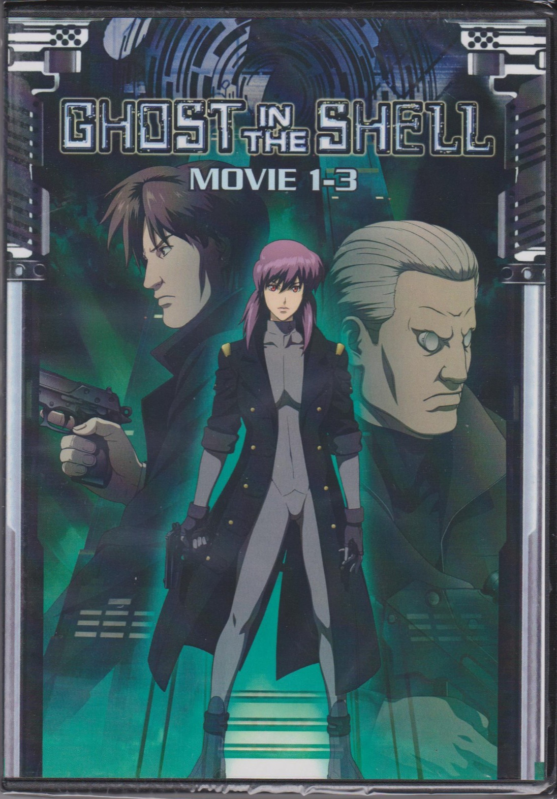 Ghost in the Shell Complete Movie Collection 1,2,3 English Audio [DVD]