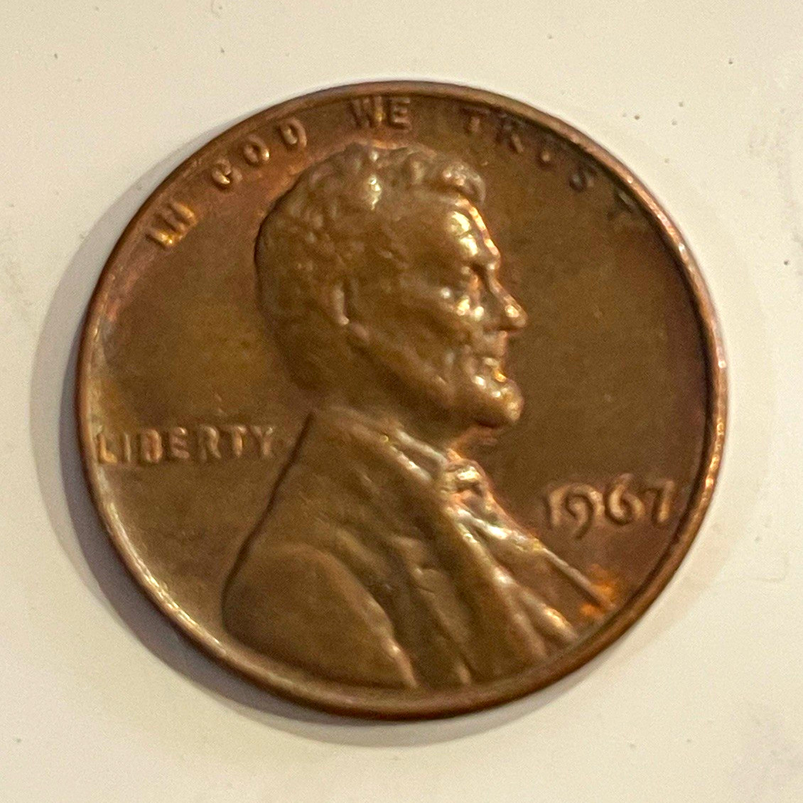 ¡Ultra-rare 3.16g 1967 Penny [xtra-heavy & 3D]