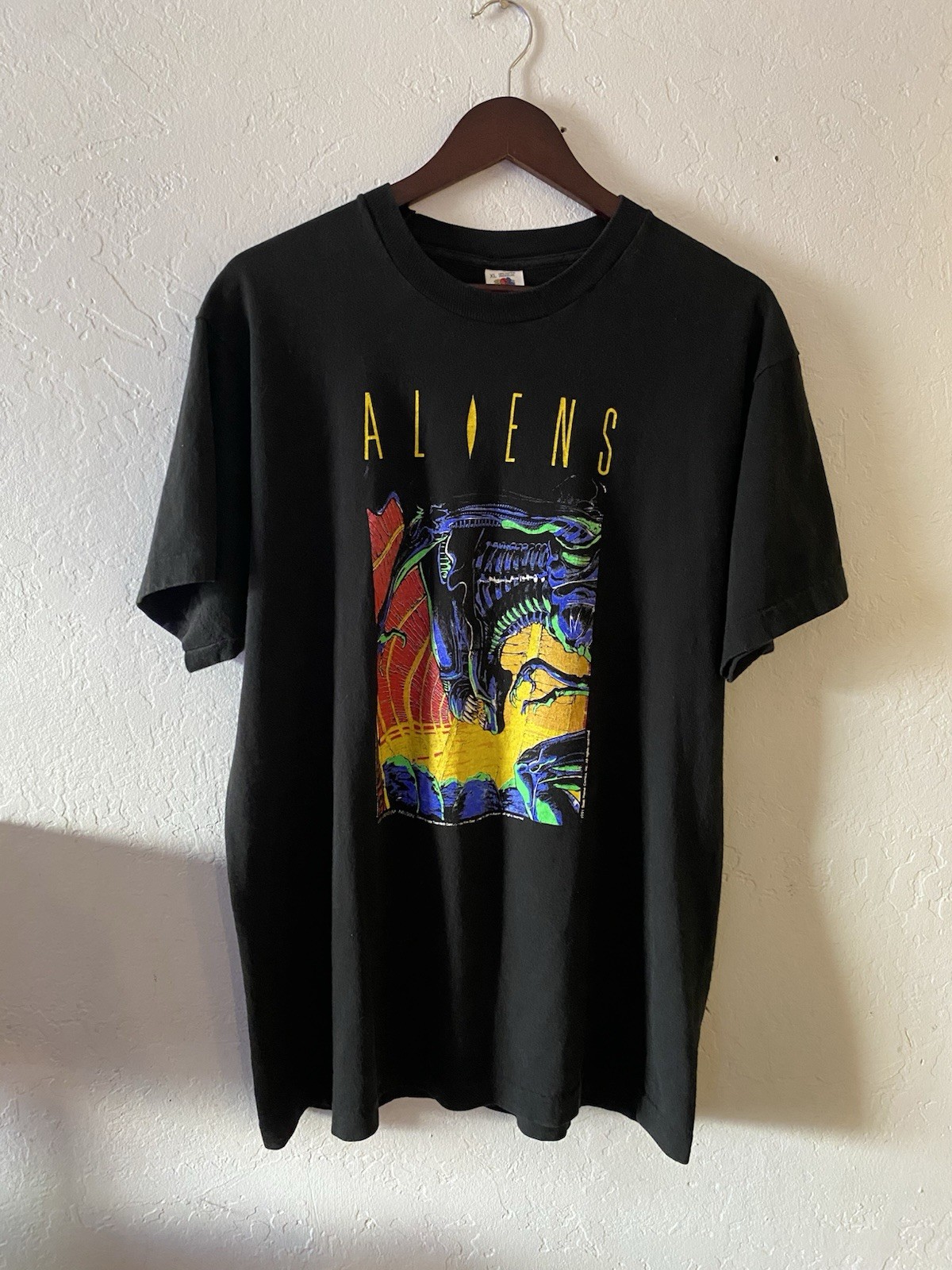 Vintage 90s Aliens Comic Images 1991 Single Stitch Black XL T Shirt
