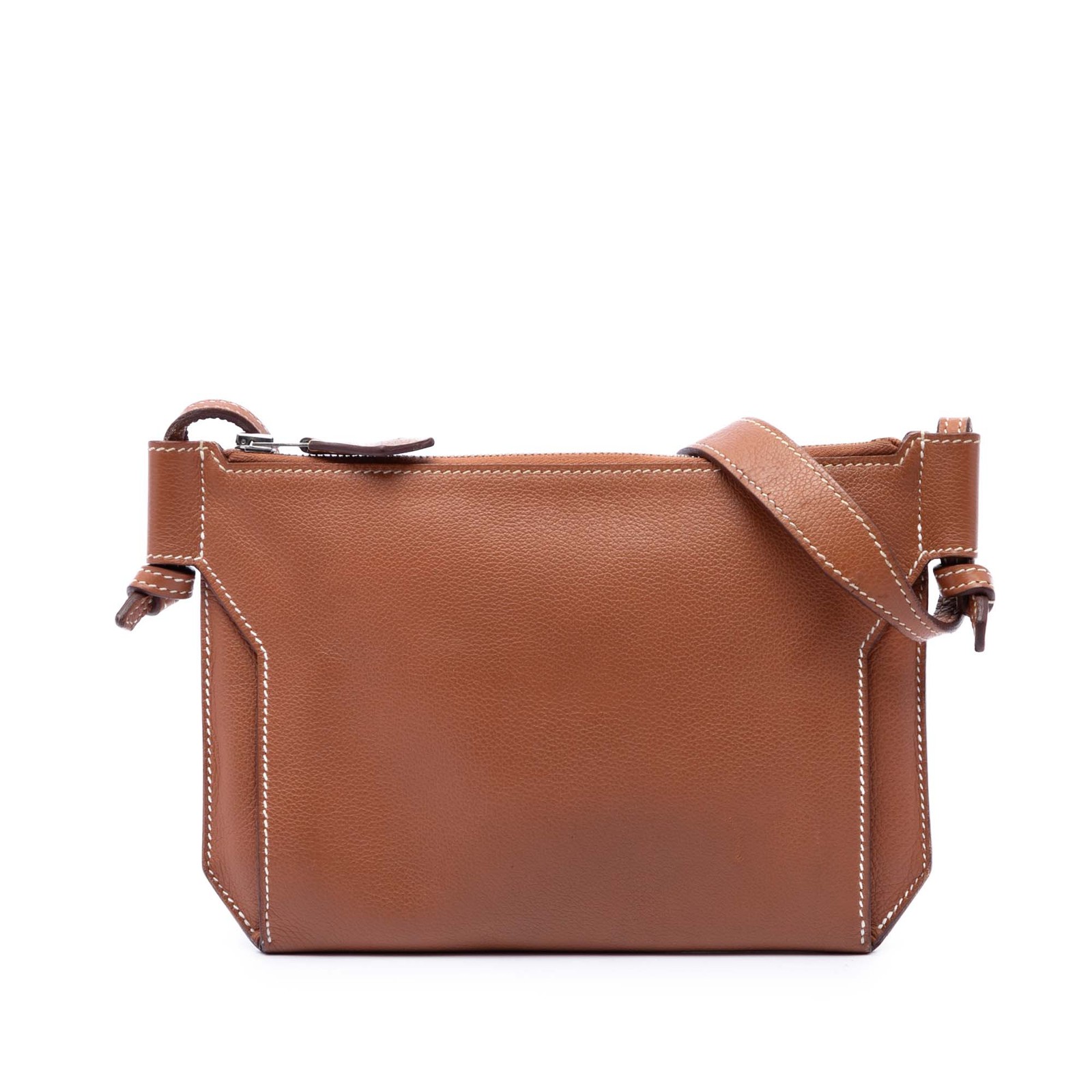 Hermès Evercolor Ultrapla 24 Pre-Loved Crossbody Bag Brown