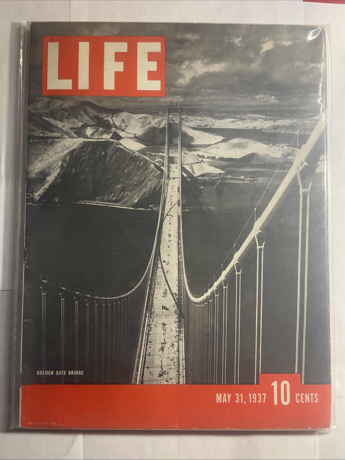 Vintage LIFE Magazine May 31 1937 Golden Gate Bridge Opening San Francisco CA Vintage LIFE Magazine May 31 1937 Golden Gate Bridge Opening San Francisco CA