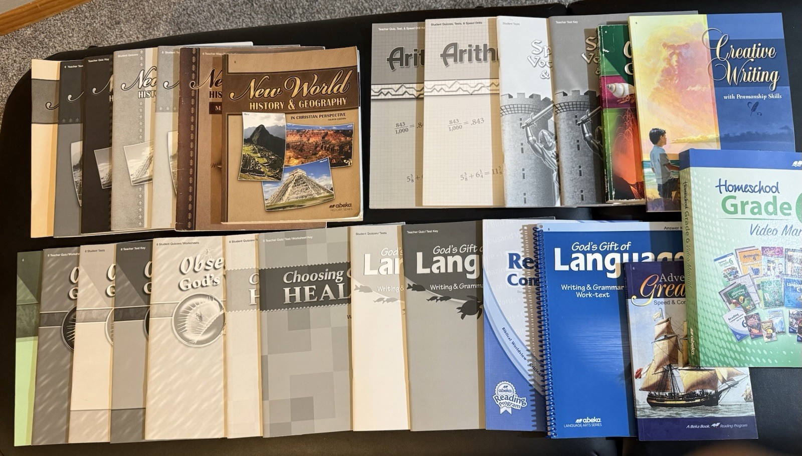 Abeka 4th Grade Curriculum Bundle