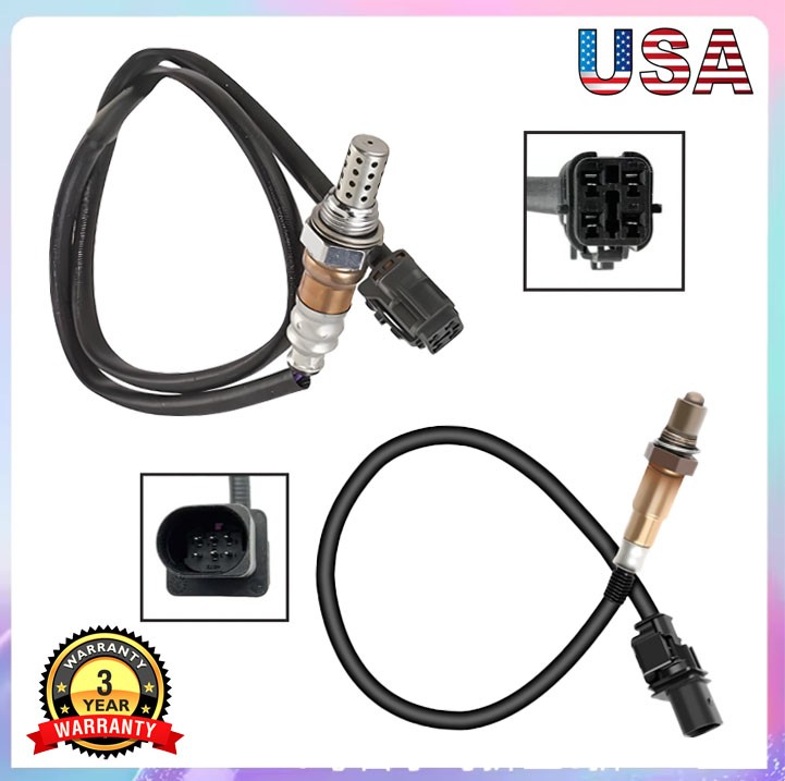 2pcs Air Intake & Fuel Sensors For 2014-2016 Kia Soul 2.0L Upstream+Downstream