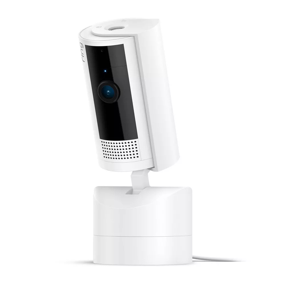 Ring Pan-Tilt Indoor Cam 360° Horizontal Pan HD Two-Way Talk White Ring Pan-Tilt Indoor Cam 360° Horizontal Pan HD Two-Way Talk White