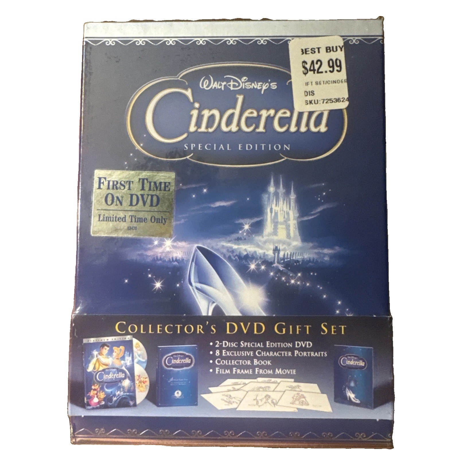 Walt Disney’s Cinderella Special Edition (DVD, 2005, DVD Gift Set) NEW SEALED Walt Disney’s Cinderella Special Edition (DVD, 2005, DVD Gift Set) NEW SEALED