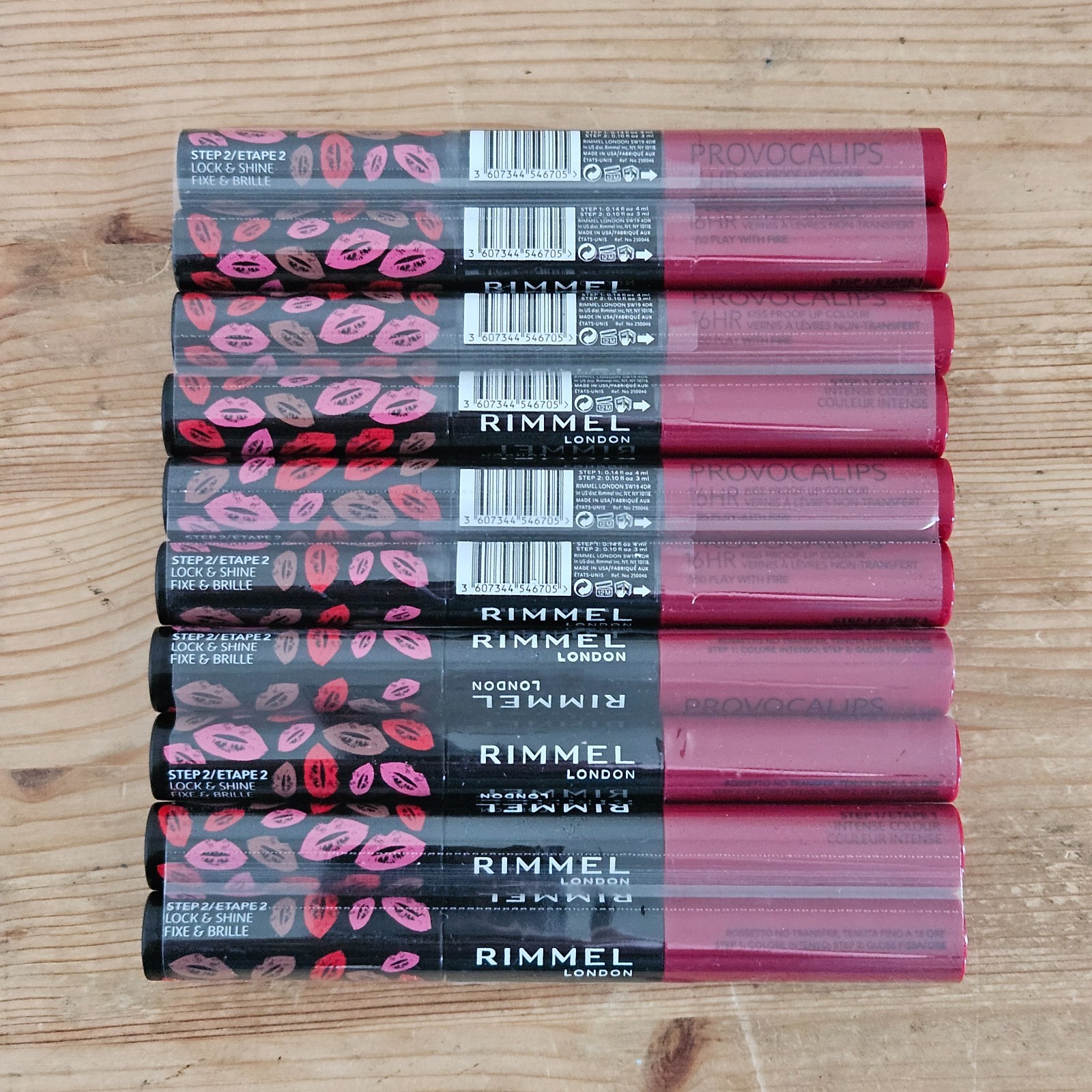 10 PACK RIMMEL LONDON PROVOCALIPS #550 PLAY WITH FIRE 10 PACK RIMMEL LONDON PROVOCALIPS #550 PLAY WITH FIRE