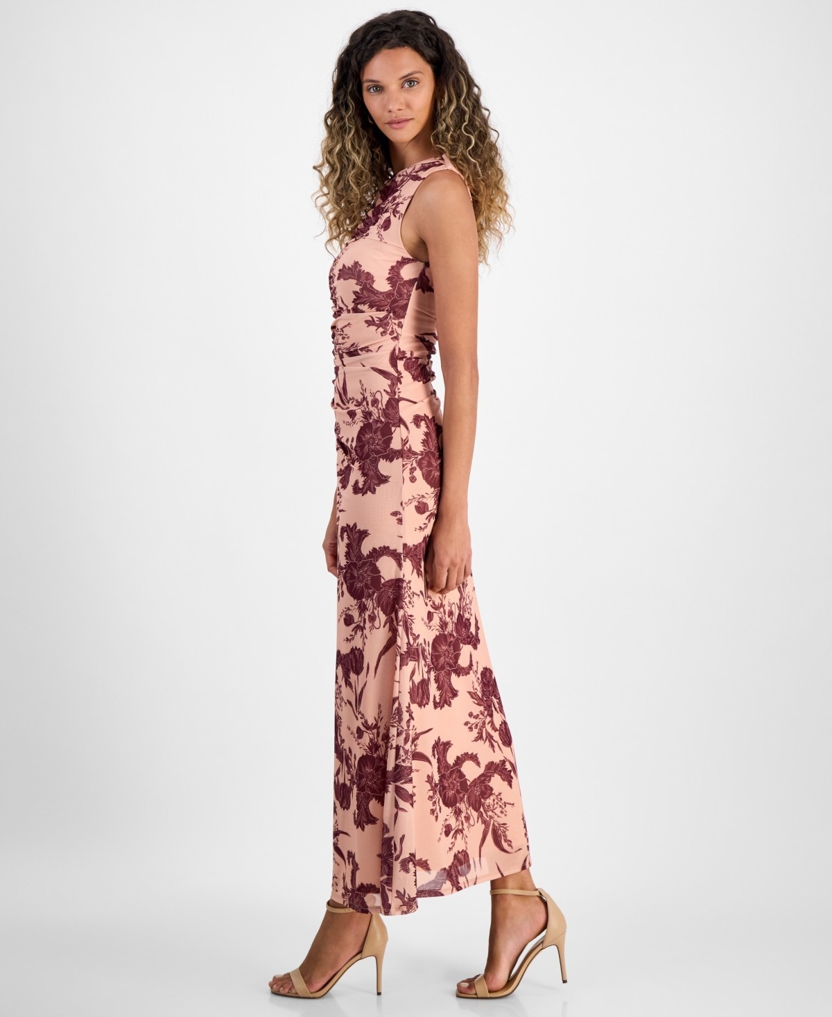 Rachel Rachel Roy Women\'s Davies Side-Gathered Dress - Floral Reverie Size M Rachel Rachel Roy Women\'s Davies Side-Gathered Dress - Floral Reverie Size M
