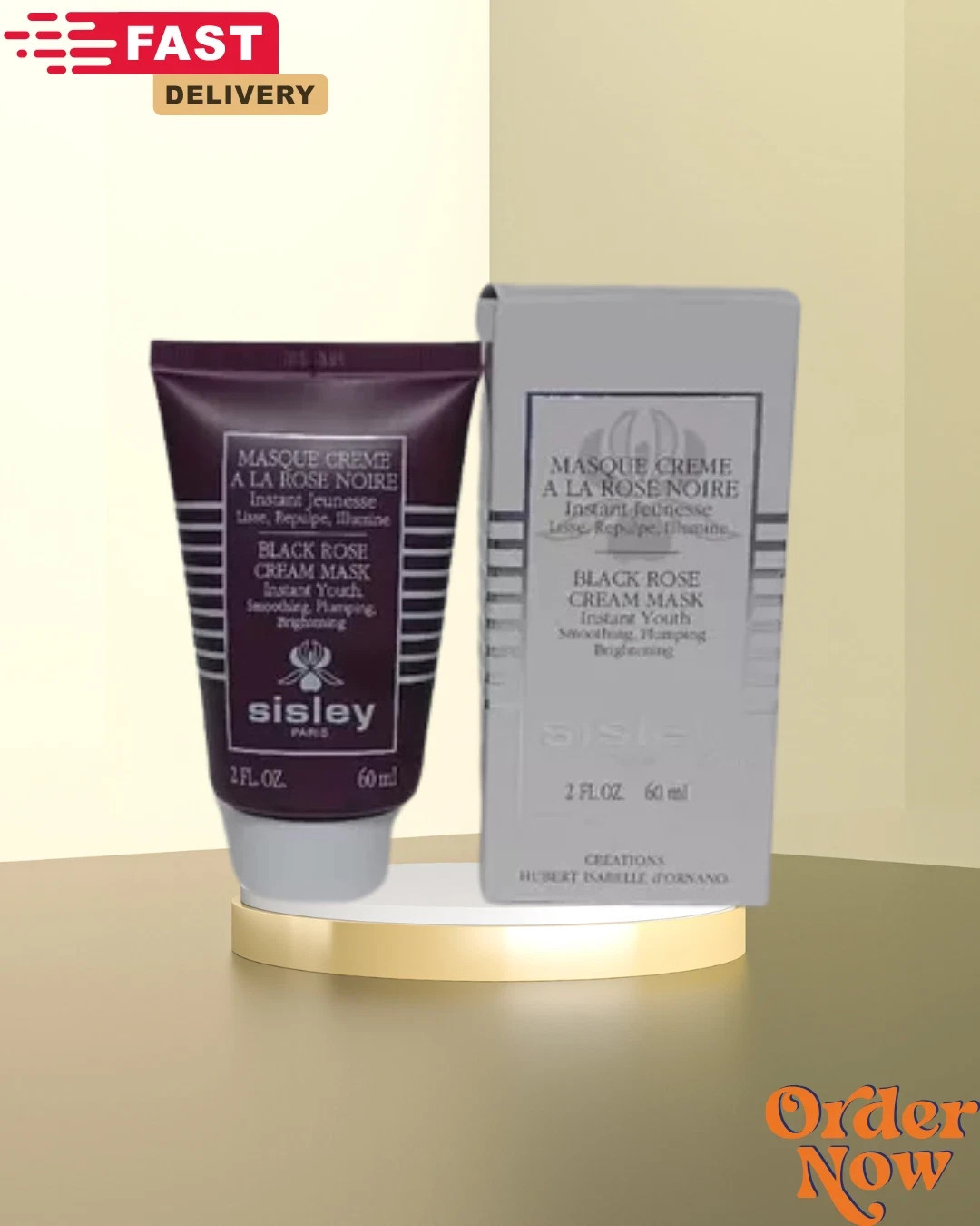 New 60ML Black Rose Cream Mask by Sisley Paris Instant Youth 2 oz New in box New 60ML Black Rose Cream Mask by Sisley Paris Instant Youth 2 oz New in box