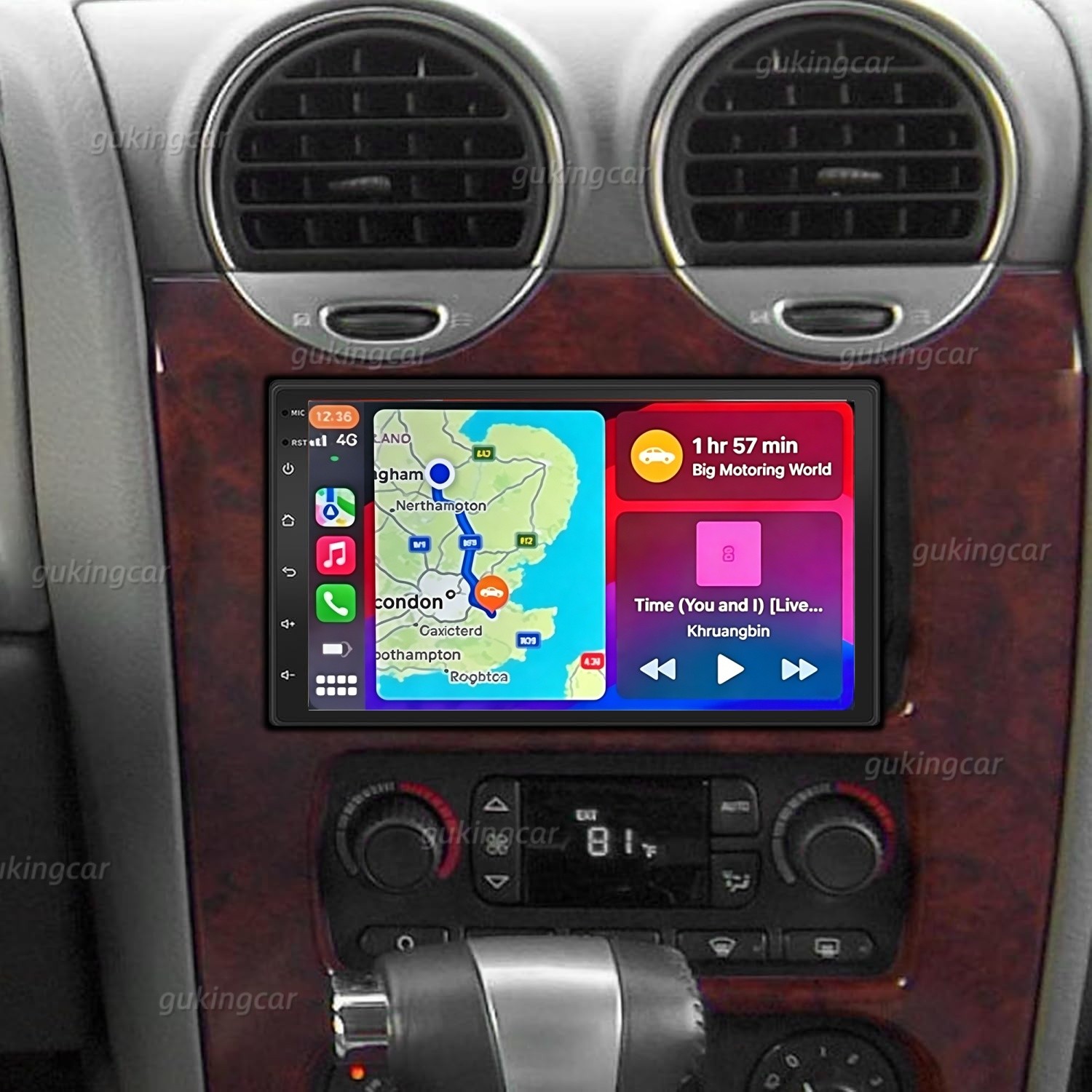 2+64GB CarPlay For GMC Envoy 2002-2009 Android 15 Car Stereo Radio GPS