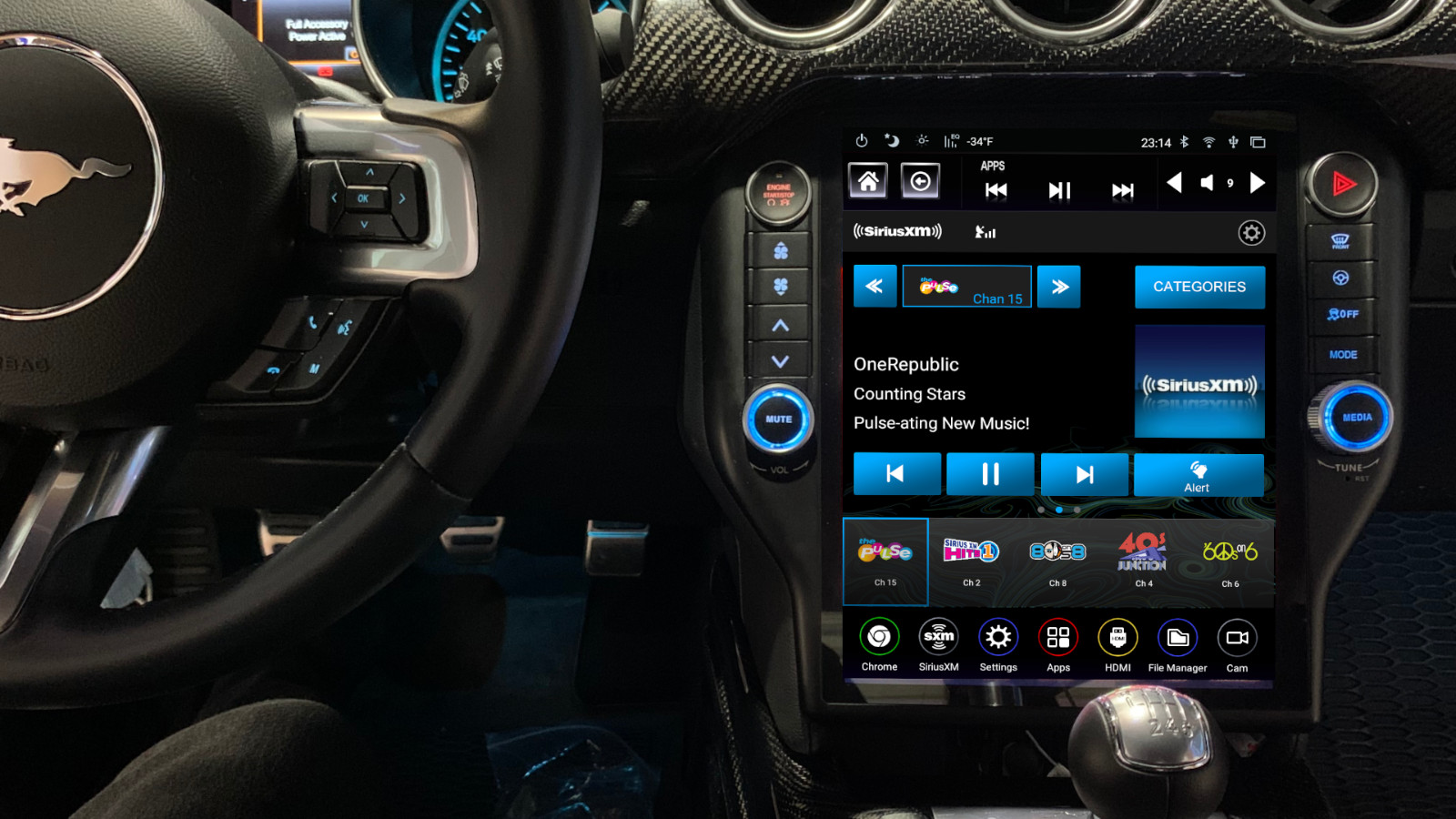 **Refurbished** 2015-2023 Ford Mustang Generation 5 LinksWell T-Style Radio. **Refurbished** 2015-2023 Ford Mustang Generation 5 LinksWell T-Style Radio.