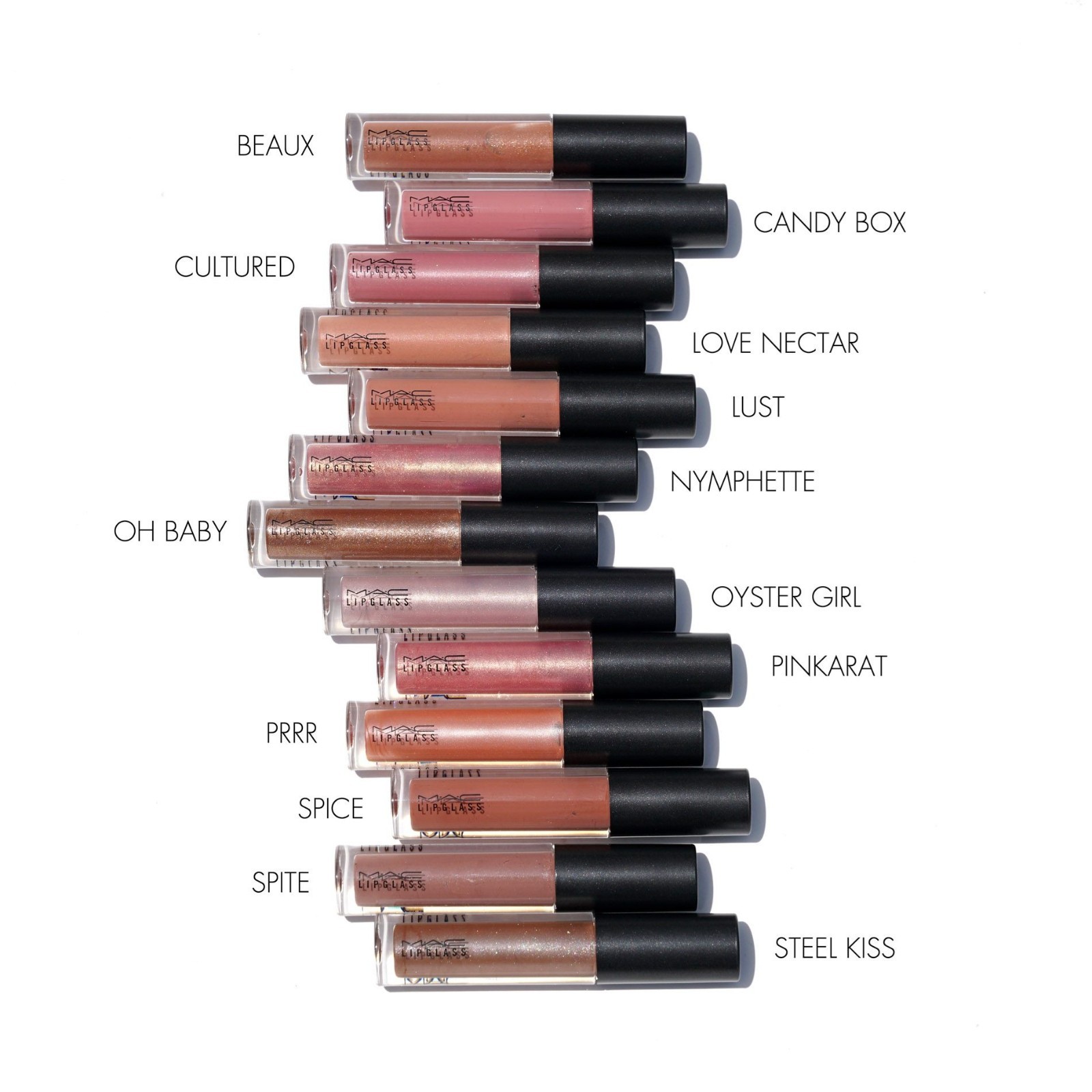 MAC LIPGLASS LIPGLOSS LIP GLOSS SHINE .1 OZ / 3.1 ML FULL SIZE NIB