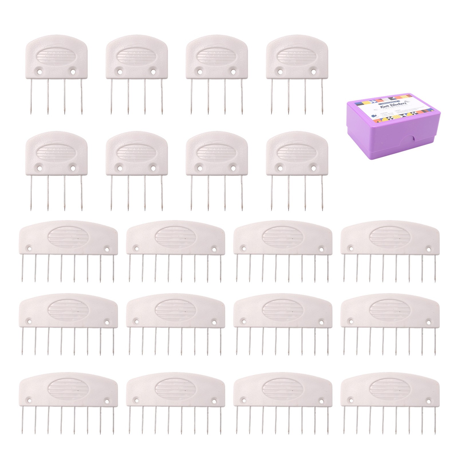 20Pcs Knit Blockers Set Stainless Steel Knitting Blocking Combs and Pin5093 20Pcs Knit Blockers Set Stainless Steel Knitting Blocking Combs and Pin5093