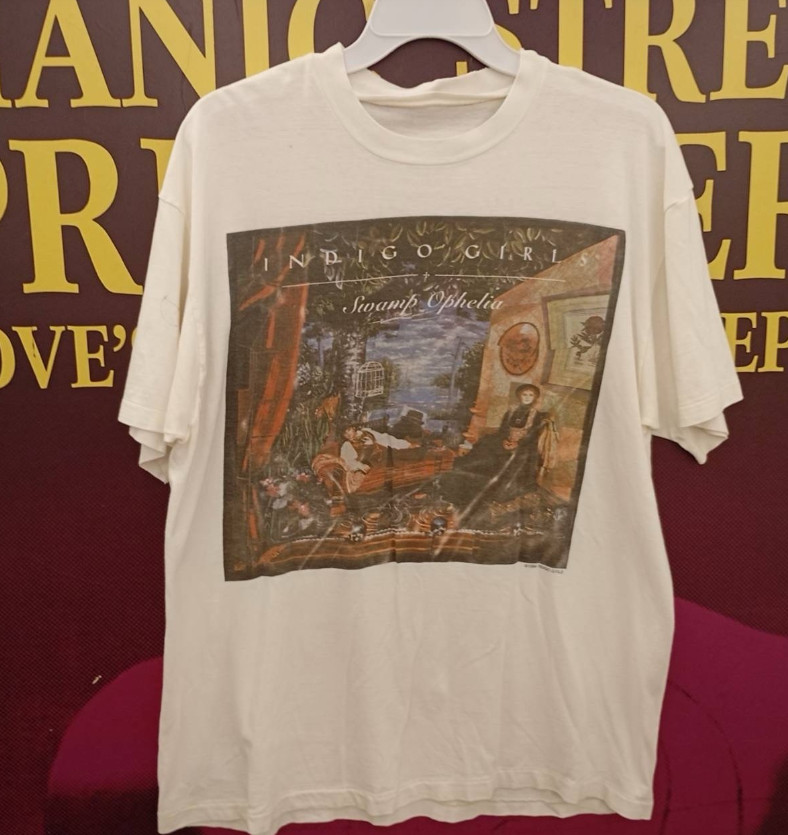 Rare Indigo Girls Band Short Sleeve Tee Unisex Cotton Shirt MC1238