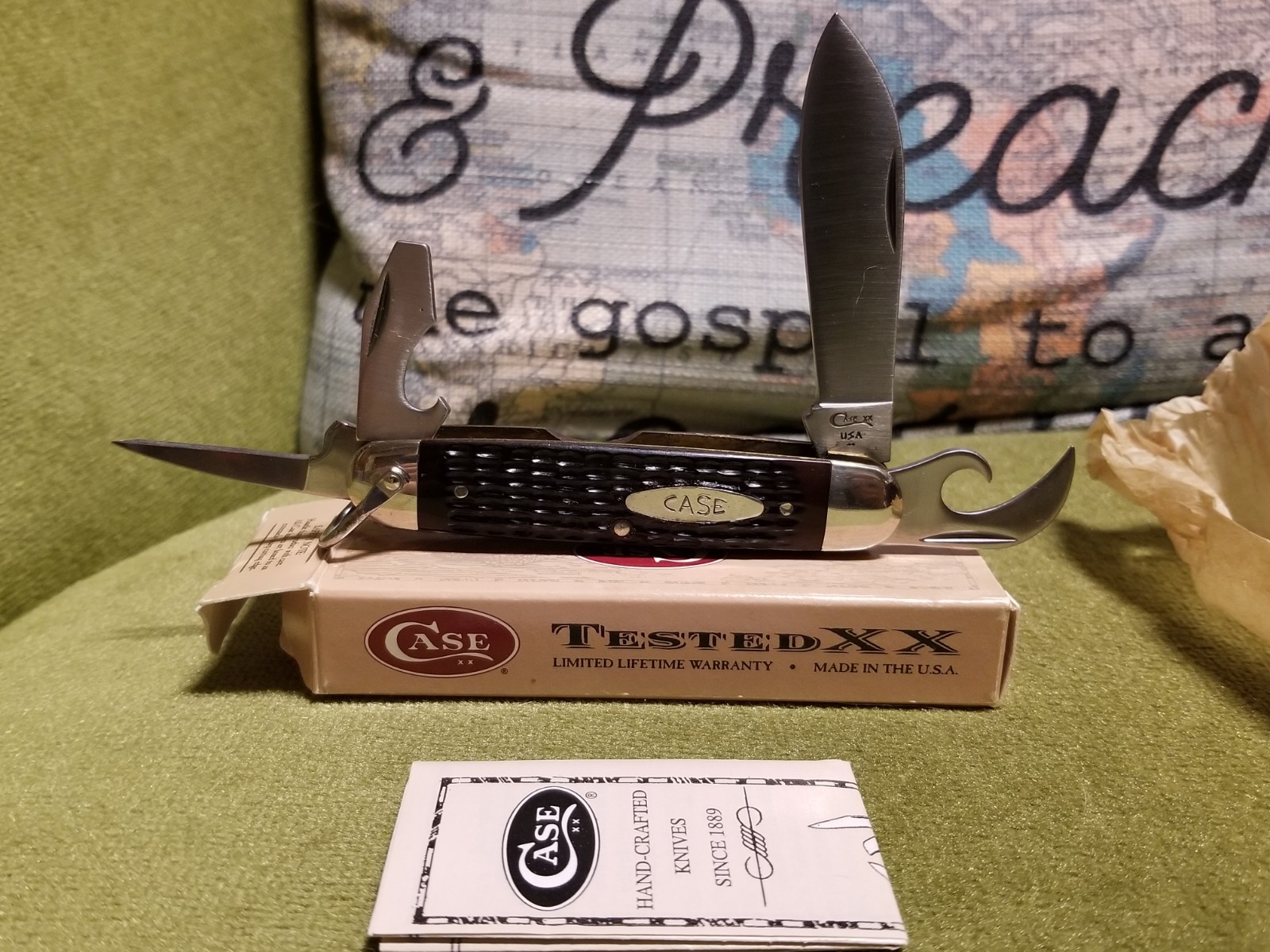 Vintage Case XX 640045R SS Camper's Scout Pocket Knife 1998 Excellent Condition Vintage Case XX 640045R SS Camper's Scout Pocket Knife 1998 Excellent Condition
