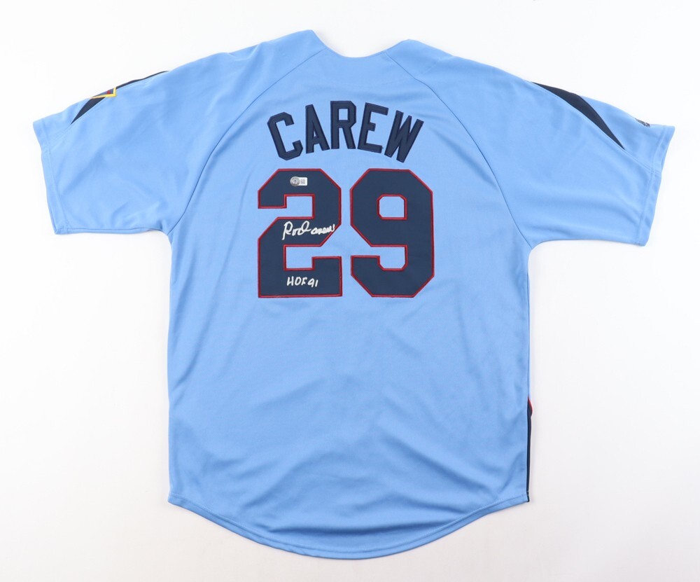 Rod Carew Signed Minnesota Twins Jersey Insc \ Rod Carew Signed Minnesota Twins Jersey Insc \