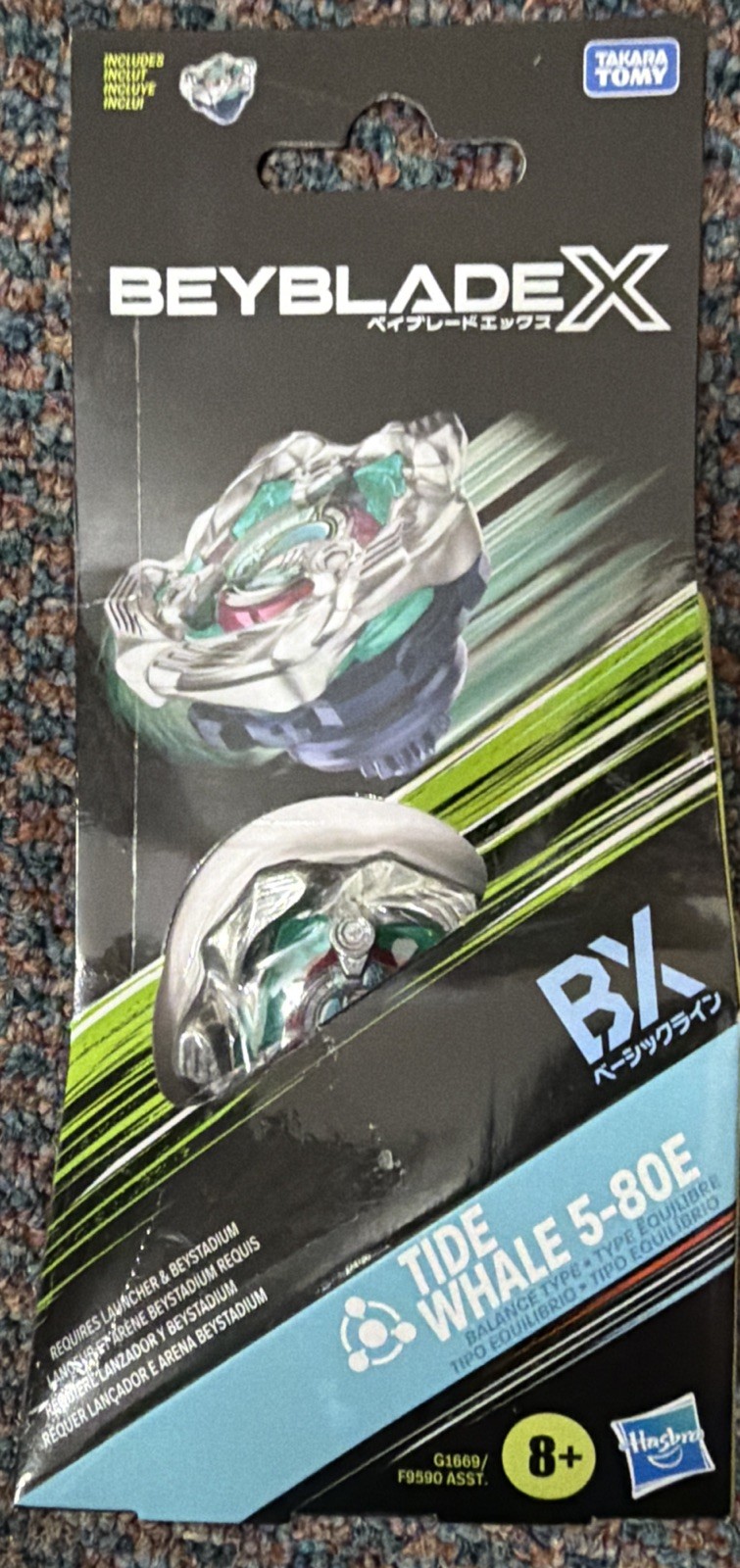 BEYBLADE X BX TIDE WHALE 5-80E BRAND NEW FAST SHIPPING BEYBLADE X BX TIDE WHALE 5-80E BRAND NEW FAST SHIPPING