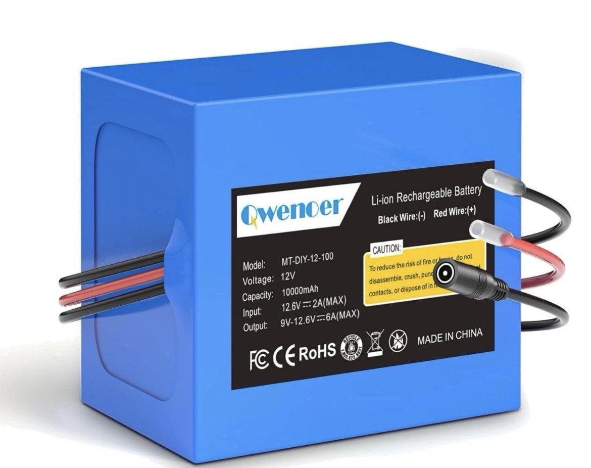 10Ah 12V Lithium Battery, 12V Battery Pack with 12.6V 2A 10000mAh 10Ah 12V Lithium Battery, 12V Battery Pack with 12.6V 2A 10000mAh