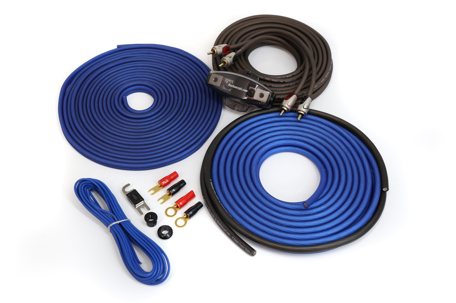 KnuKonceptz Complete TRUE 8 Gauge Kolossus Oxygen Free Copper Amp Kit OFC AWG KnuKonceptz Complete TRUE 8 Gauge Kolossus Oxygen Free Copper Amp Kit OFC AWG