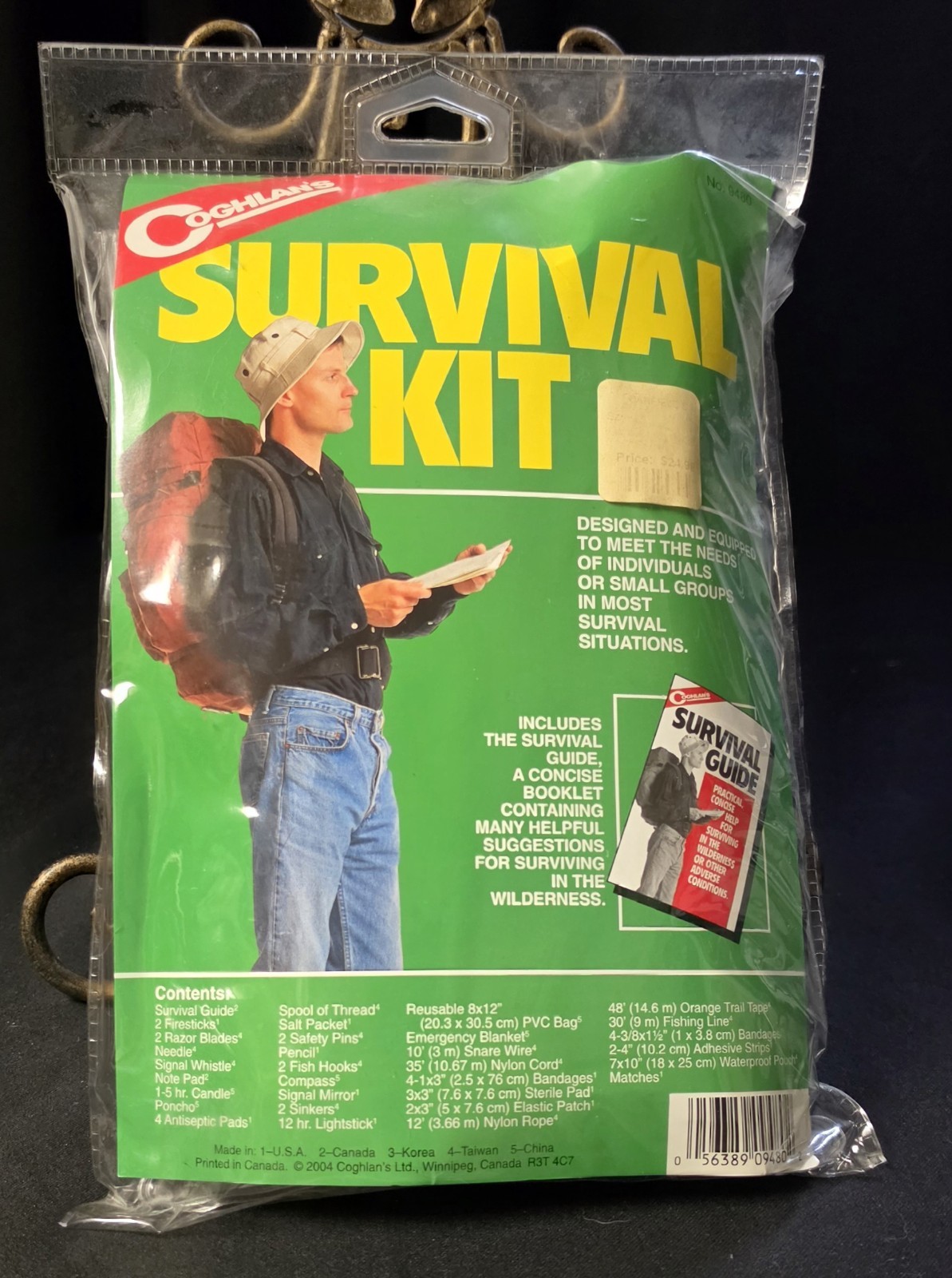 Vintage 2004 Coghlan's Survival Kit Model 9480 Brand New & Sealed