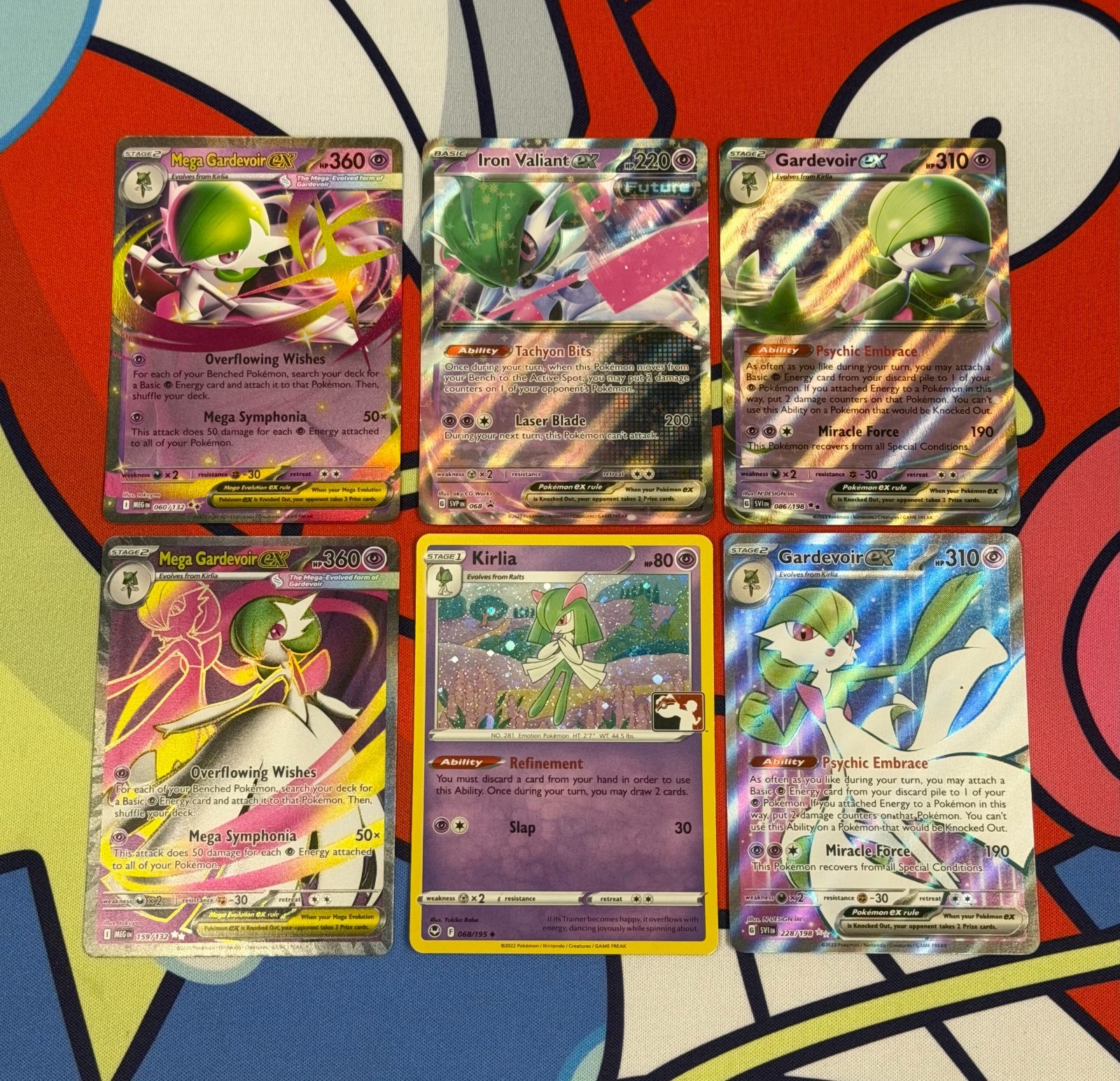 Mega Gardevoir EX 159/133 & 060/132 + EX086/198 + EX 068/182 + Kirlia 068/195 PP Mega Gardevoir EX 159/133 & 060/132 + EX086/198 + EX 068/182 + Kirlia 068/195 PP