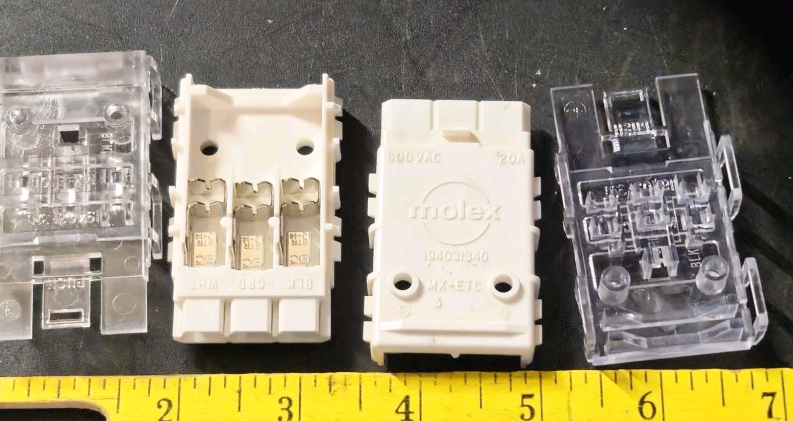 QTY-2 (16-14 AWG) SELF CONTAINED 19403-1310 MOLEX POWER CONNECTOR 2 pc Lot QTY-2 (16-14 AWG) SELF CONTAINED 19403-1310 MOLEX POWER CONNECTOR 2 pc Lot
