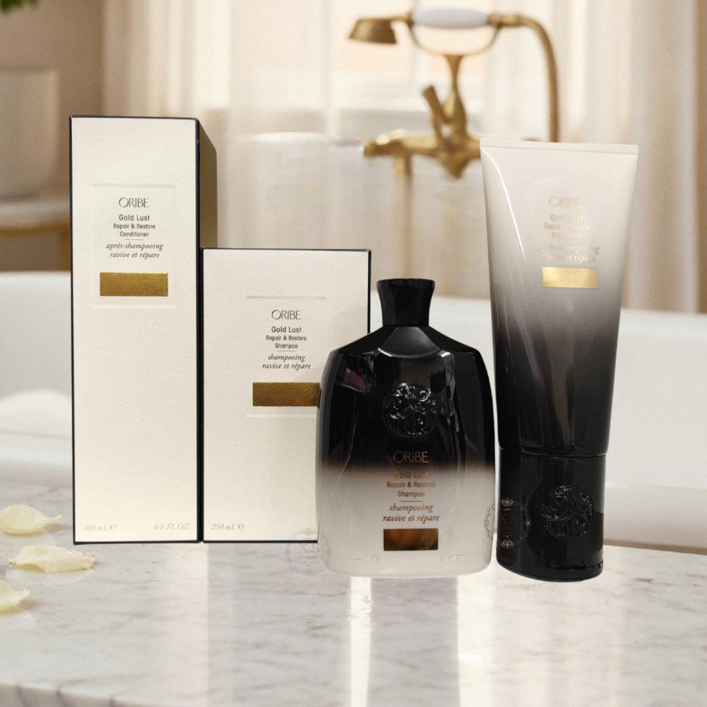 Oribe Gold Lust Repair and Restore Shampoo 8.5 oz. and Conditioner 6.8 oz. Set Oribe Gold Lust Repair and Restore Shampoo 8.5 oz. and Conditioner 6.8 oz. Set