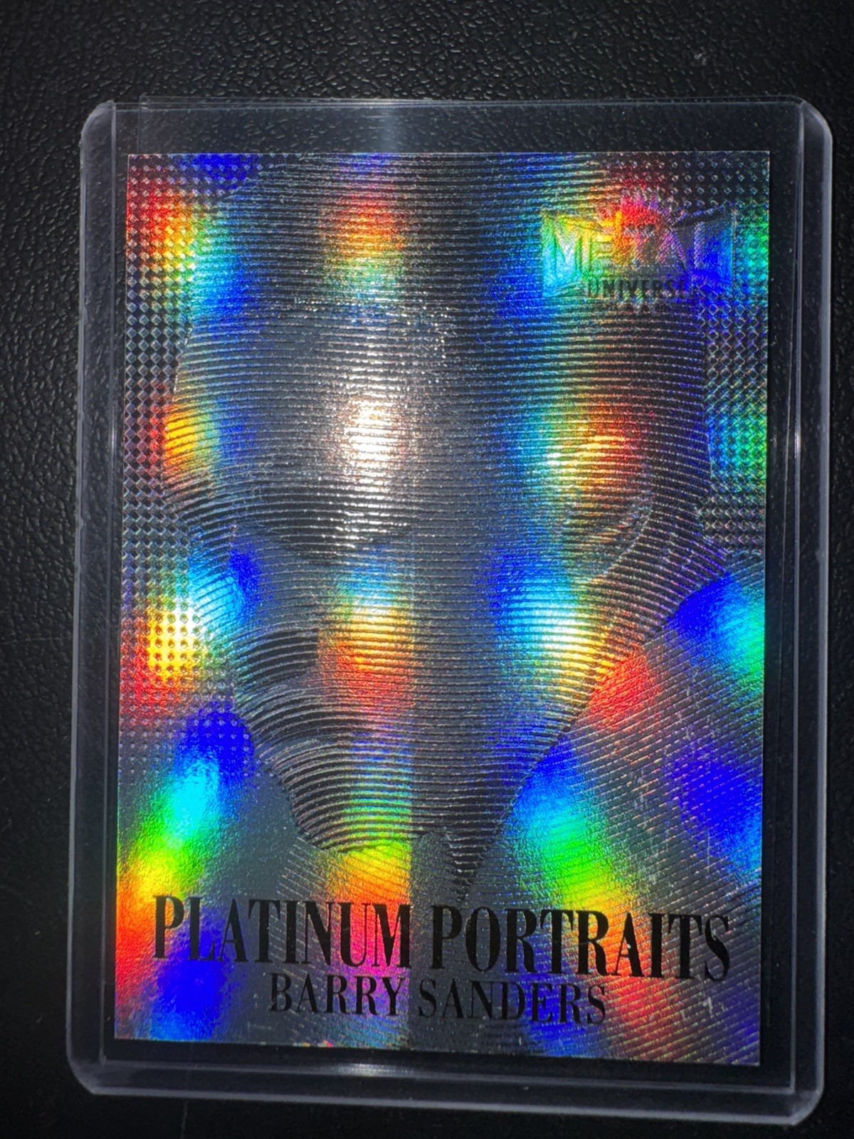 1997 Skybox Metal Universe - Platinum Portraits Barry Sanders #10 of 10