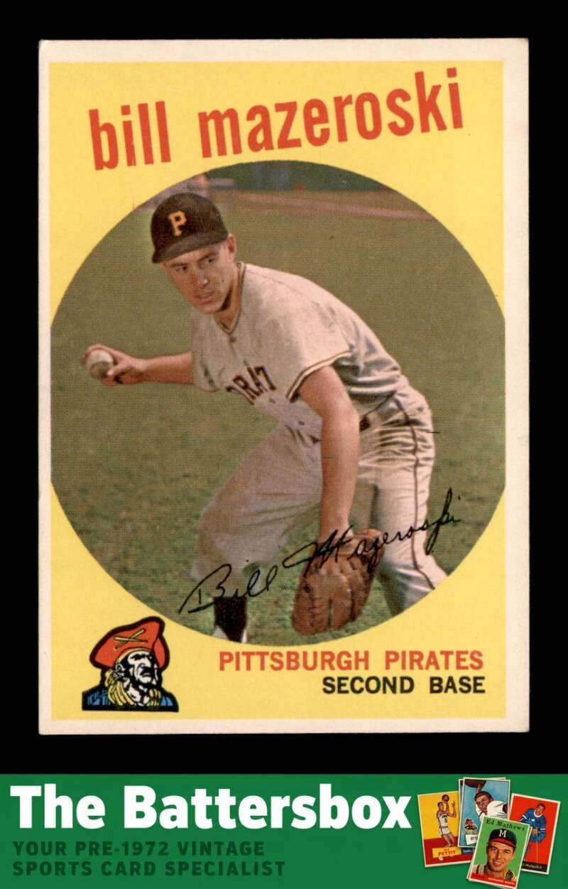 1959 Topps #415 Bill Mazeroski   EX X3816445