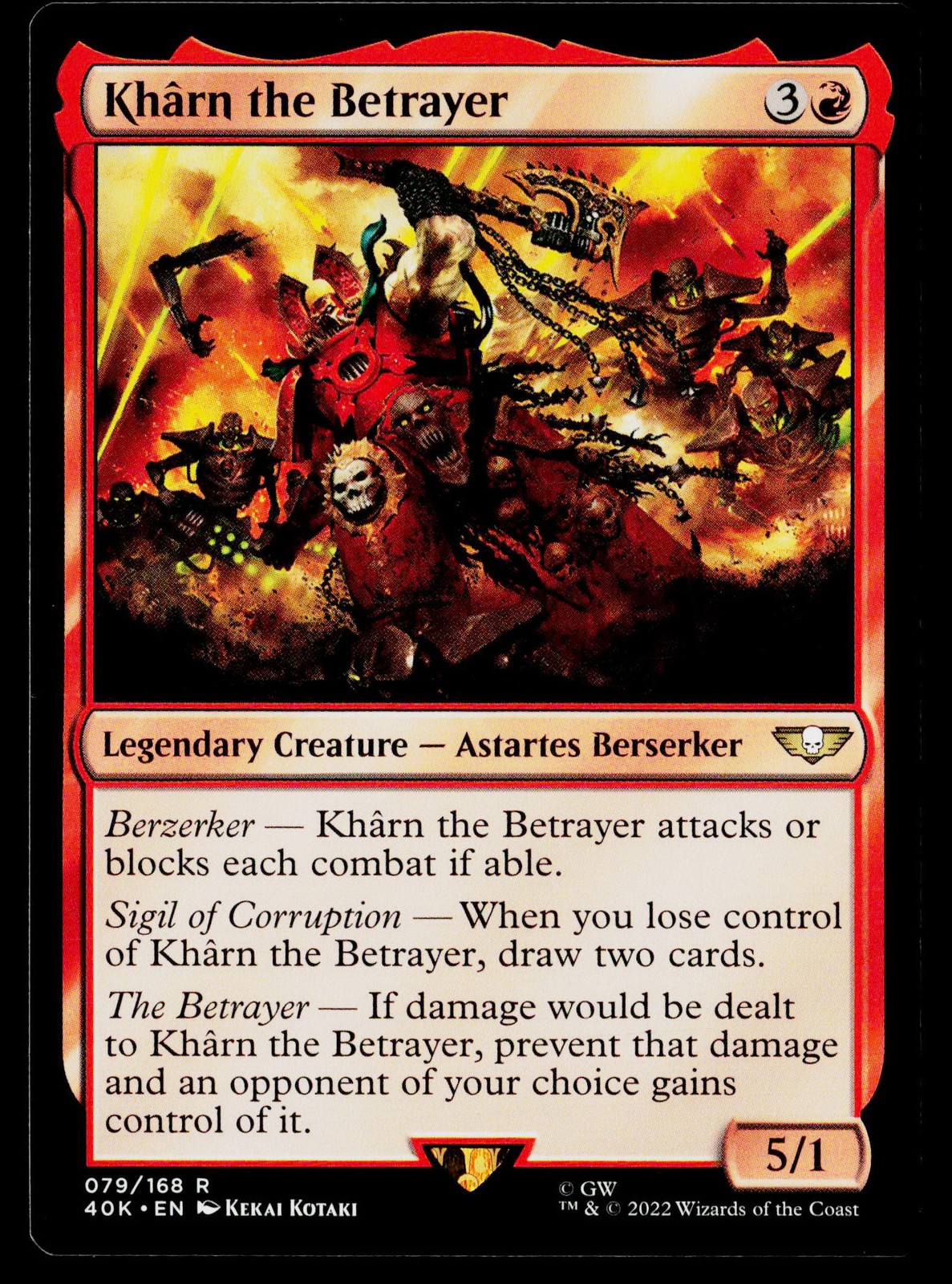 Kharn the Betrayer EN [40K - 79] NM