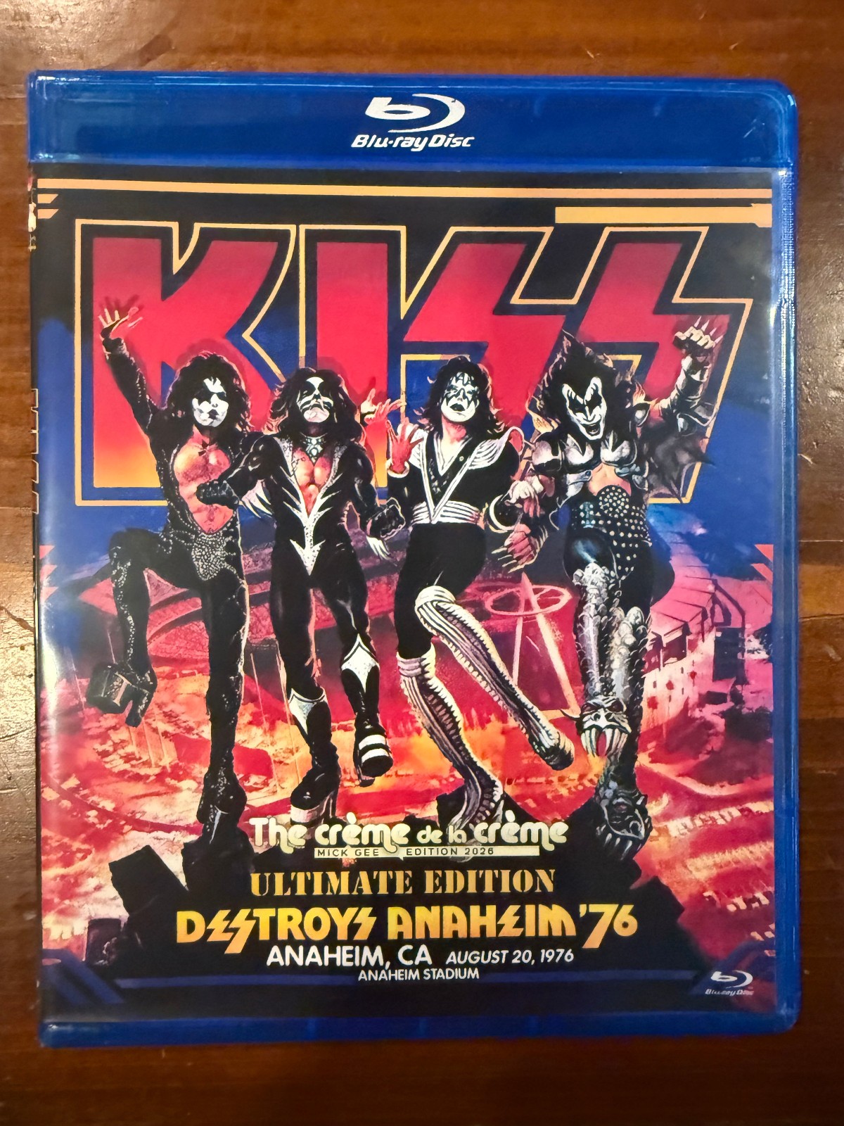 KISS - Live in Anaheim 1976 Ultimate Edition Blu-ray Gene Ace Frehley Stanley