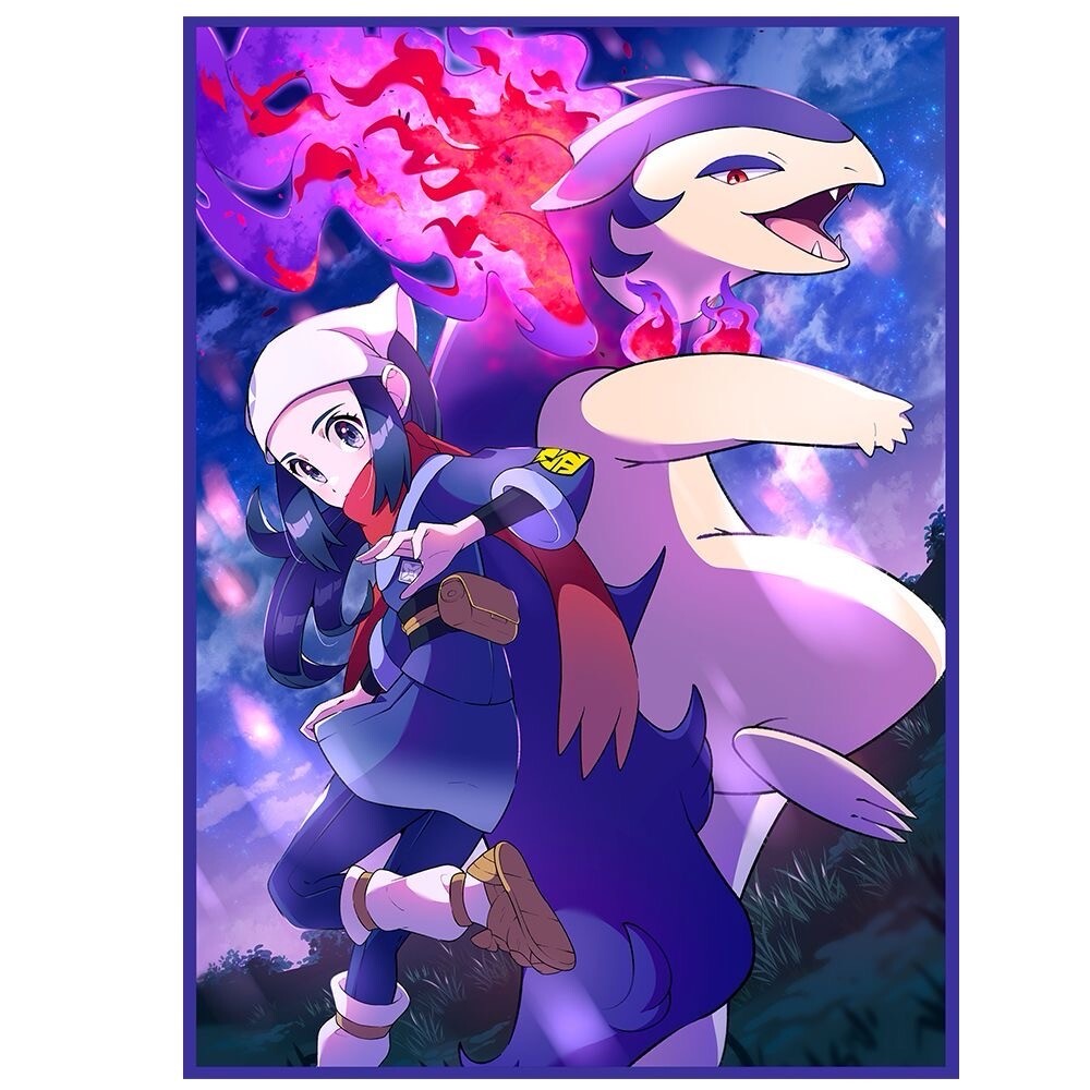 Trading Card Pokemon Akari CCG Card Sleeves 66X91mm Iridescent Standard Size