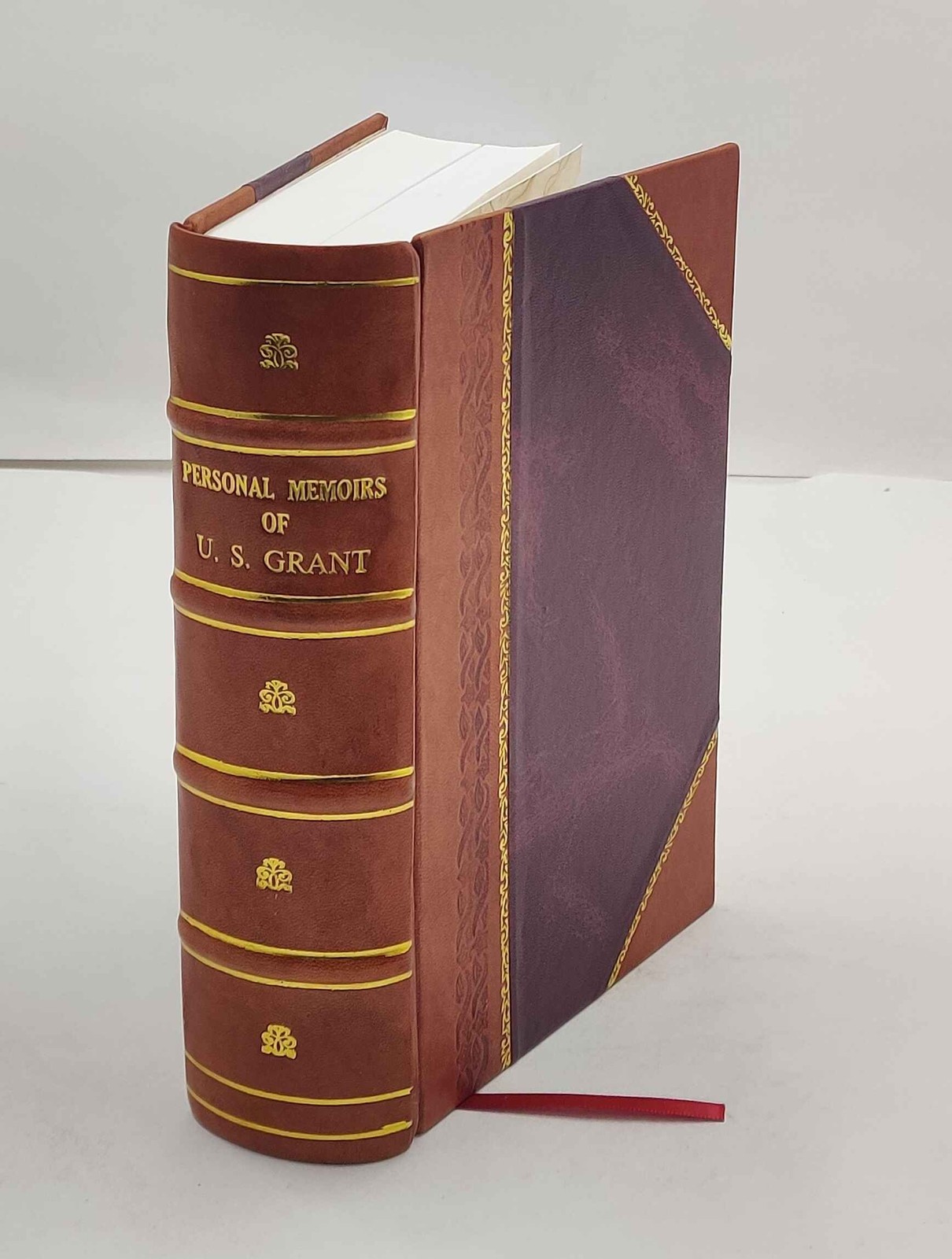 Personal memoirs of U.S. Grant. Two volumes in one V. 1-2 1894 [Leather Bound]