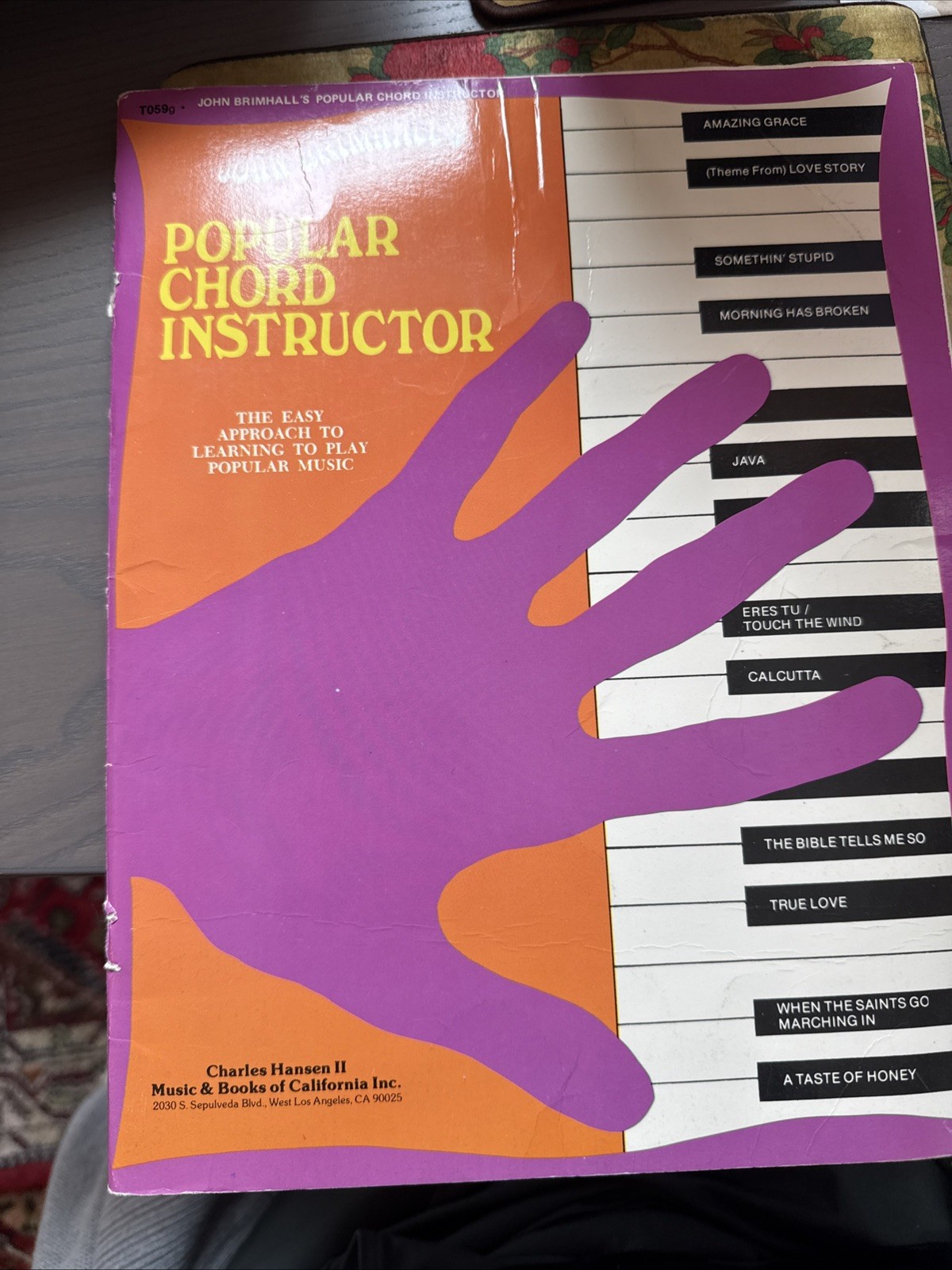 John Brimhall\'s Popular Chord Instructor Easy Approach 1967 Piano Sheet Music John Brimhall\'s Popular Chord Instructor Easy Approach 1967 Piano Sheet Music