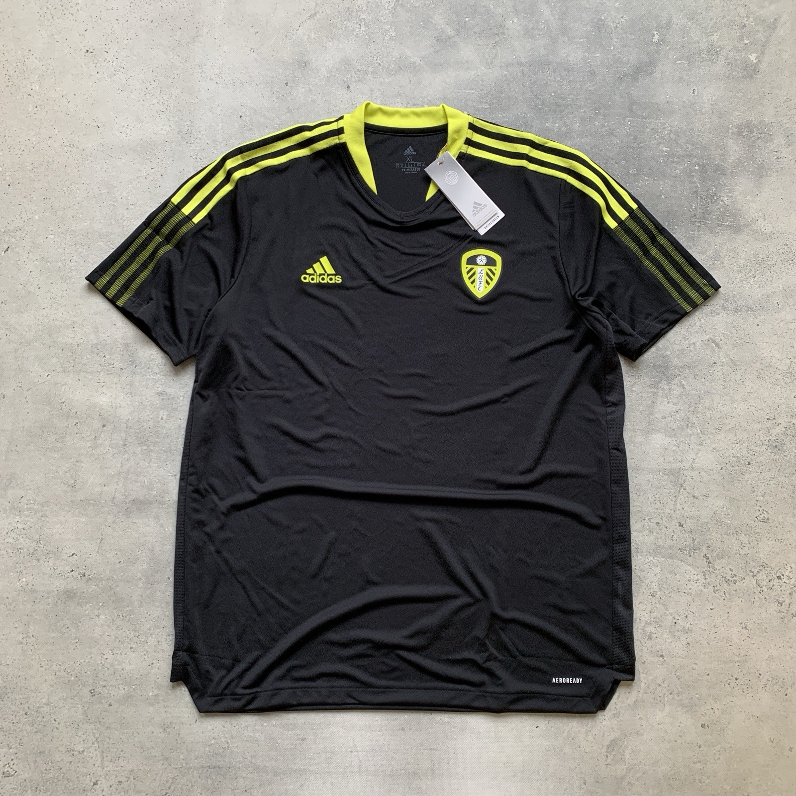 ADIDAS LEEDS UNITED 2021 2022 TRAINING FOOTBALL T-SHIRT TRACK TOP JERSEY SIZE XL