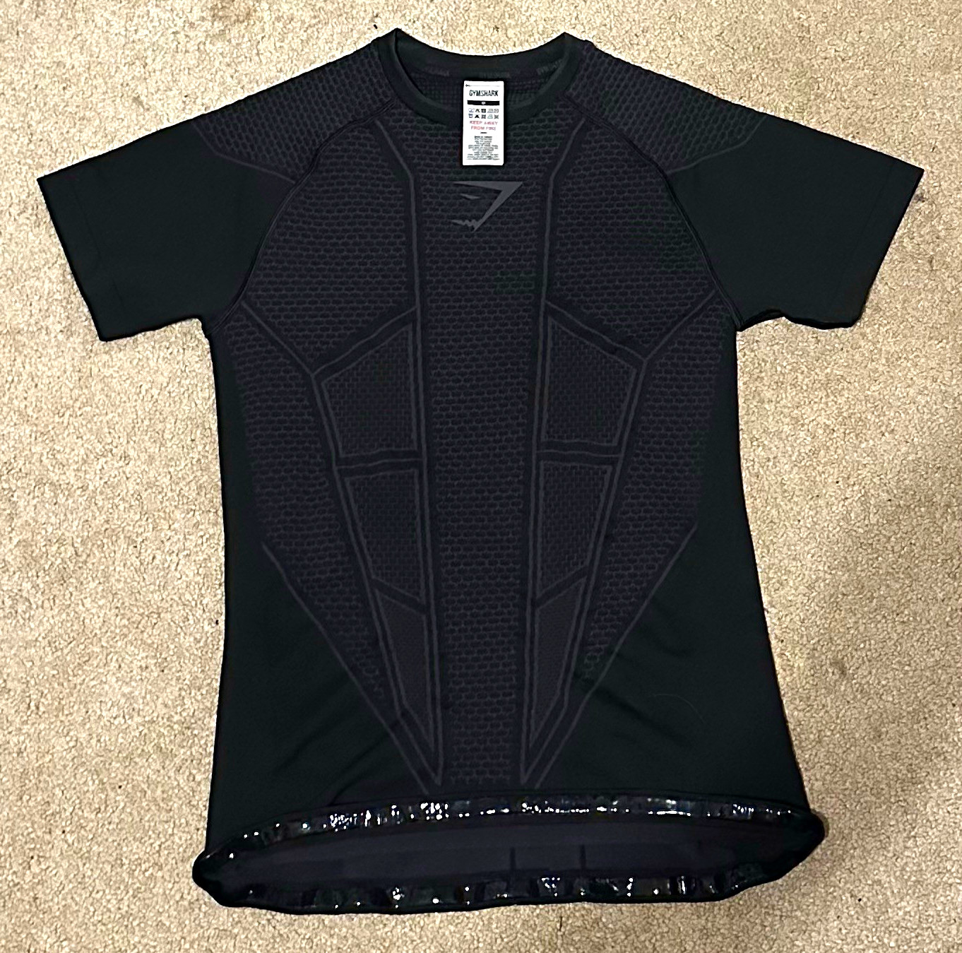 Gymshark Onyx V1 Black/Onyx Grey Medium Brand New With Tags