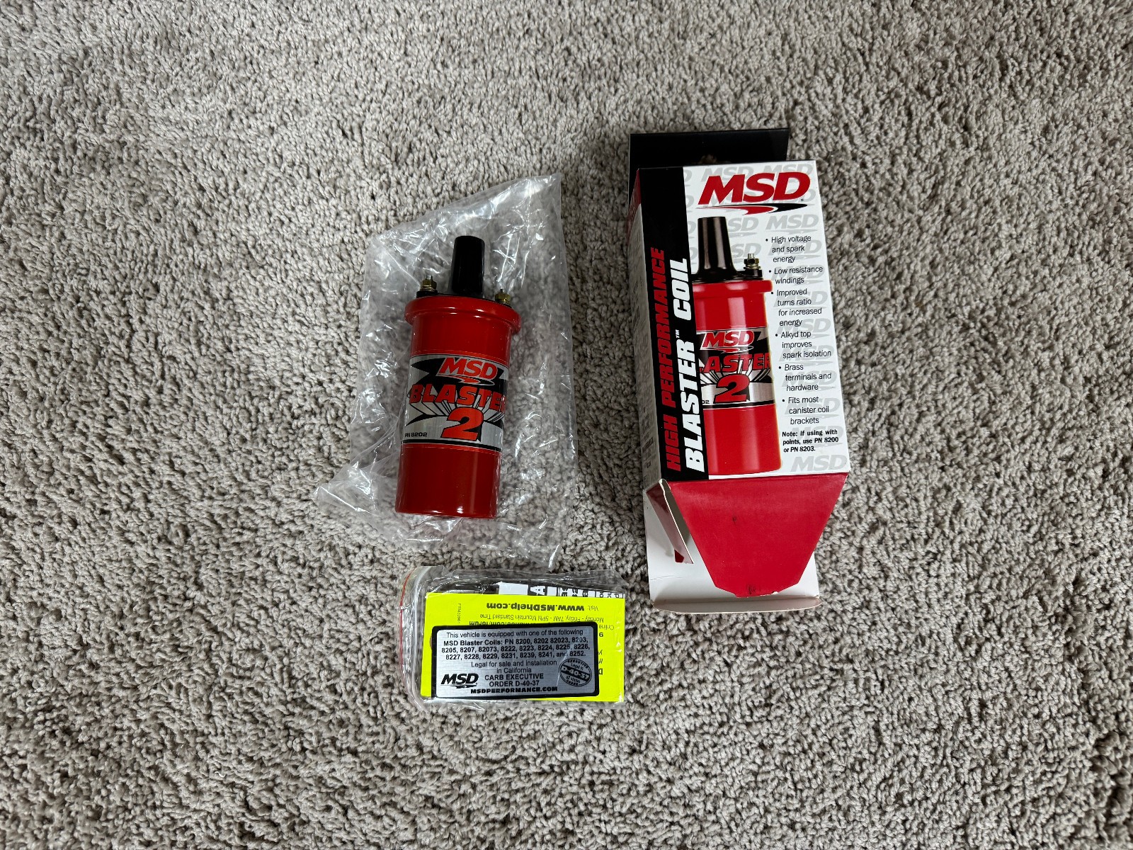 MSD 8202 Ignition Canister Coil Blaster 2 Series High Performance MSD 8202 Ignition Canister Coil Blaster 2 Series High Performance